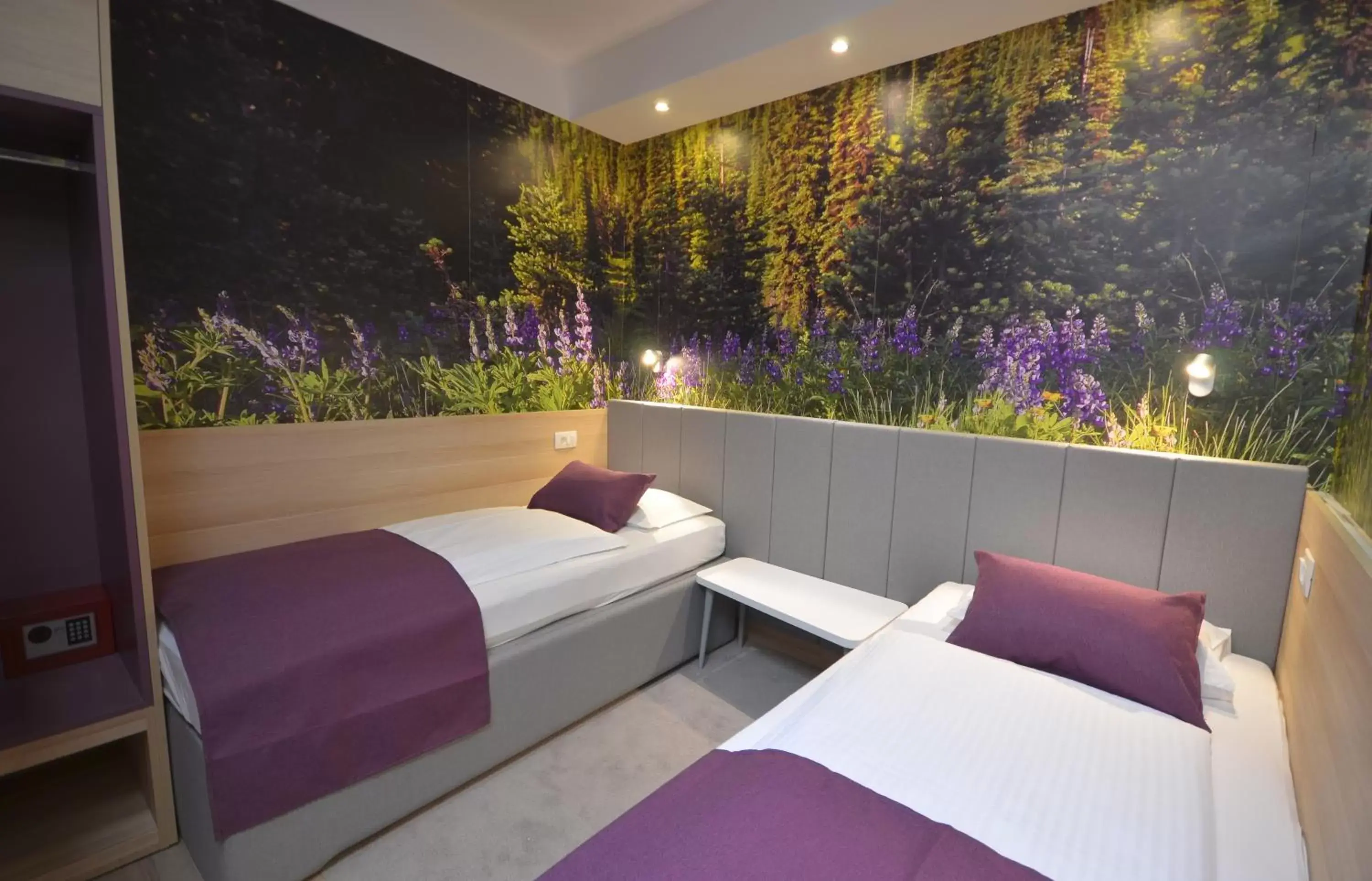 Bed in Hotel Emonec Bed in Hotel Emonec