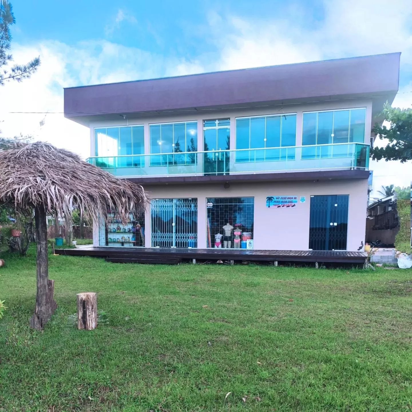 Property Building in Pousada Pegadas na Areia
