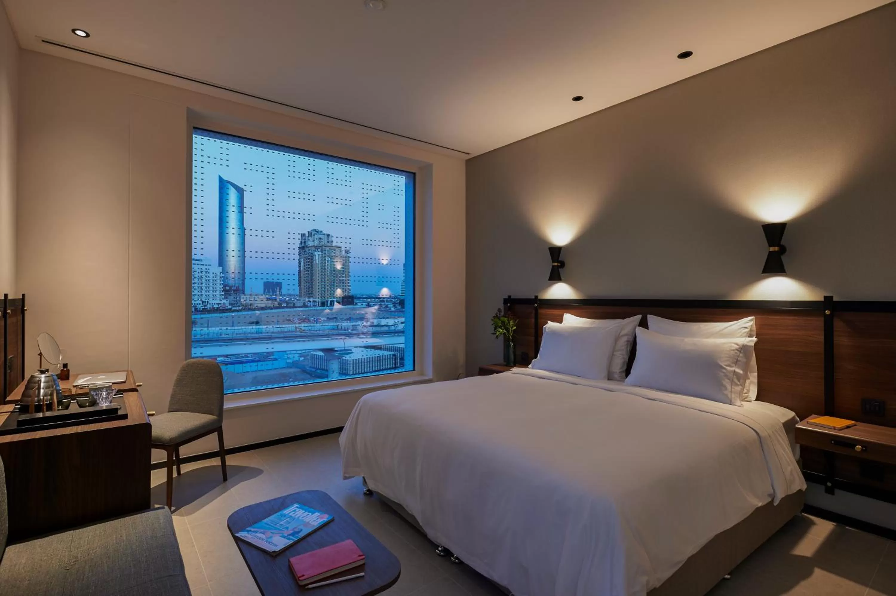 Photo of the whole room, Bed in FORM Hotel Al Jaddaf, Dubai, a Member of Design Hotels