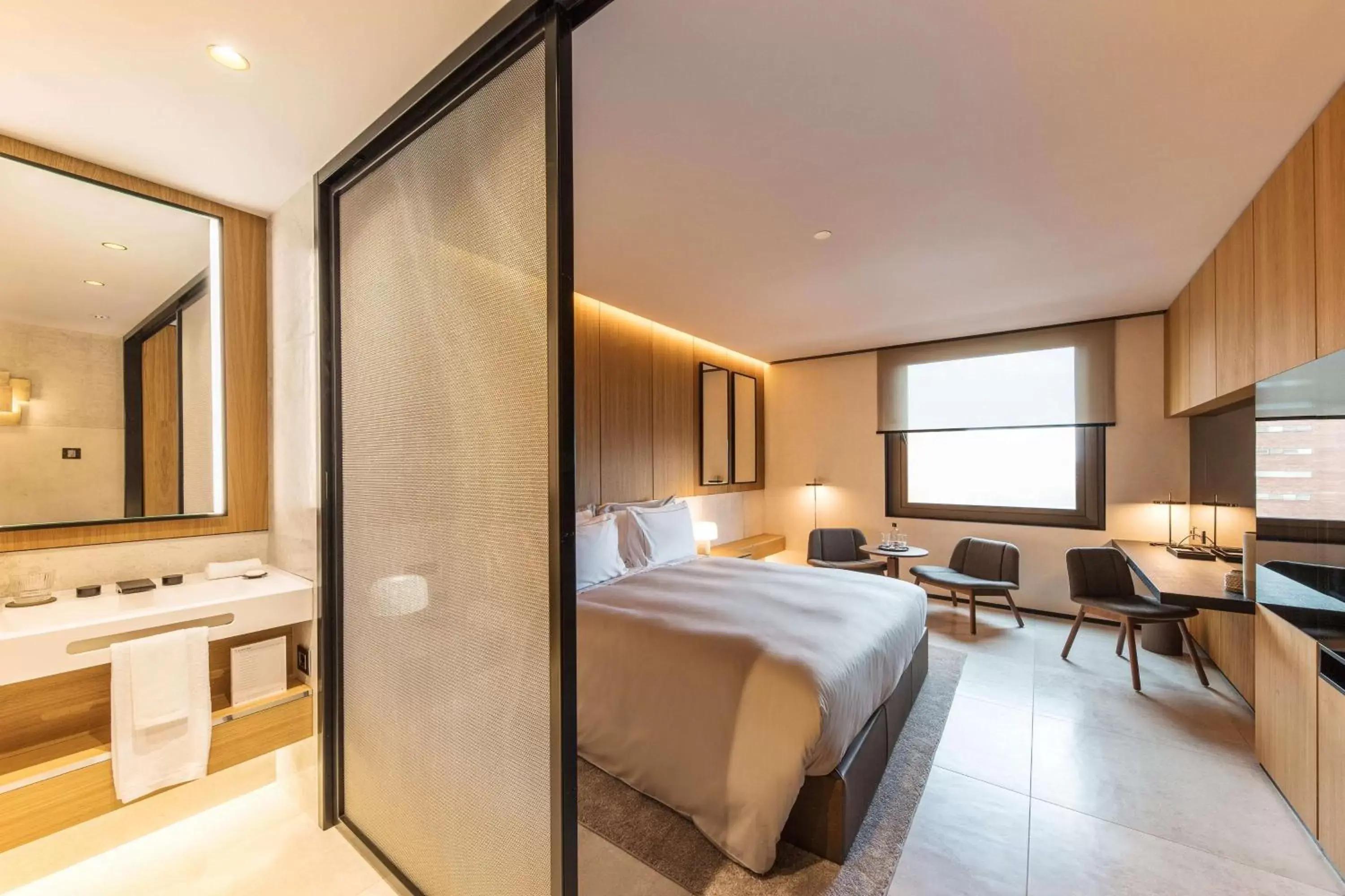 Bedroom in Hotel SOFIA Barcelona, in The Unbound Collection by Hyatt