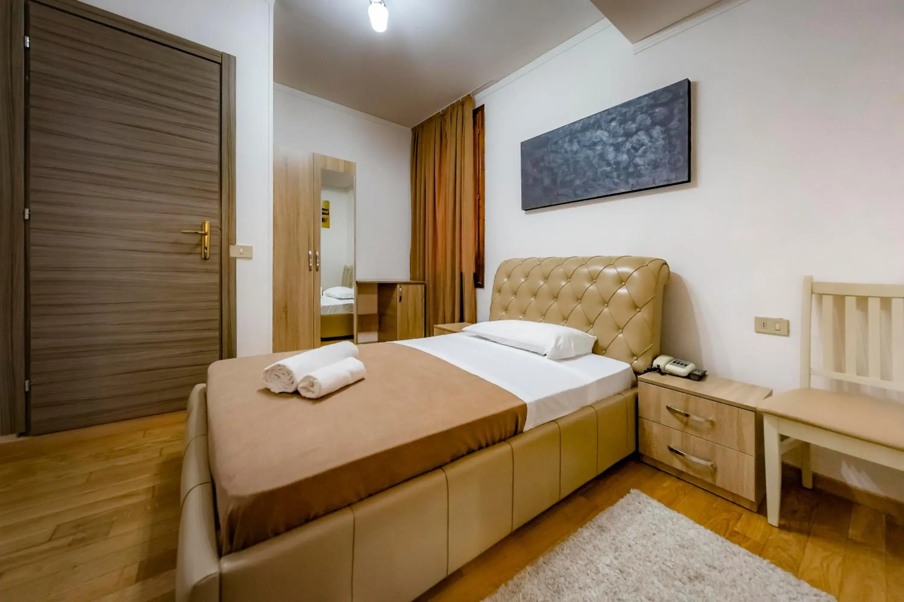 Bed in Hotel Trieste