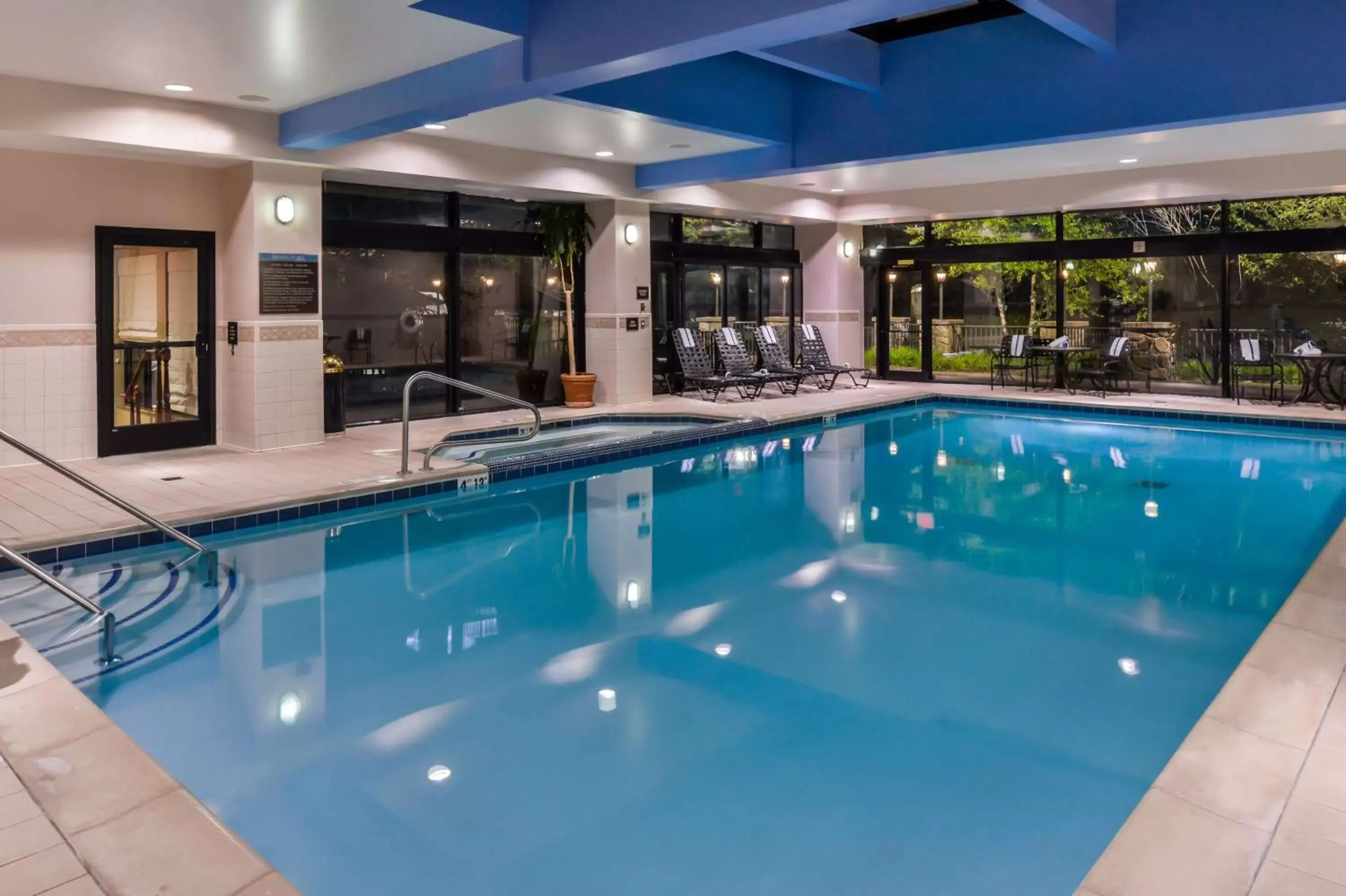 Pool view, Swimming Pool in Hilton Garden Inn Detroit Southfield