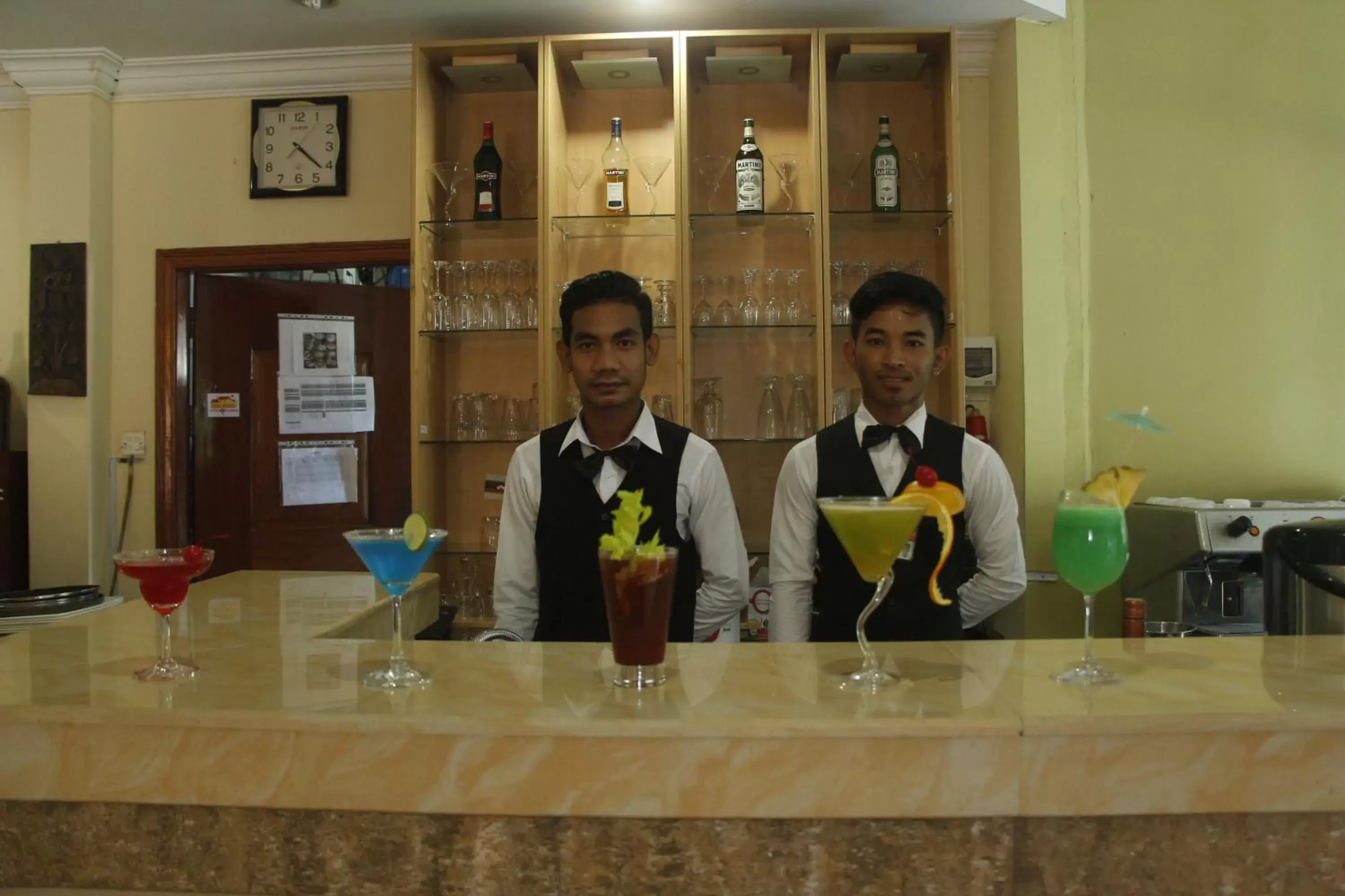 Alcoholic drinks, Staff in Don Bosco Hotel School