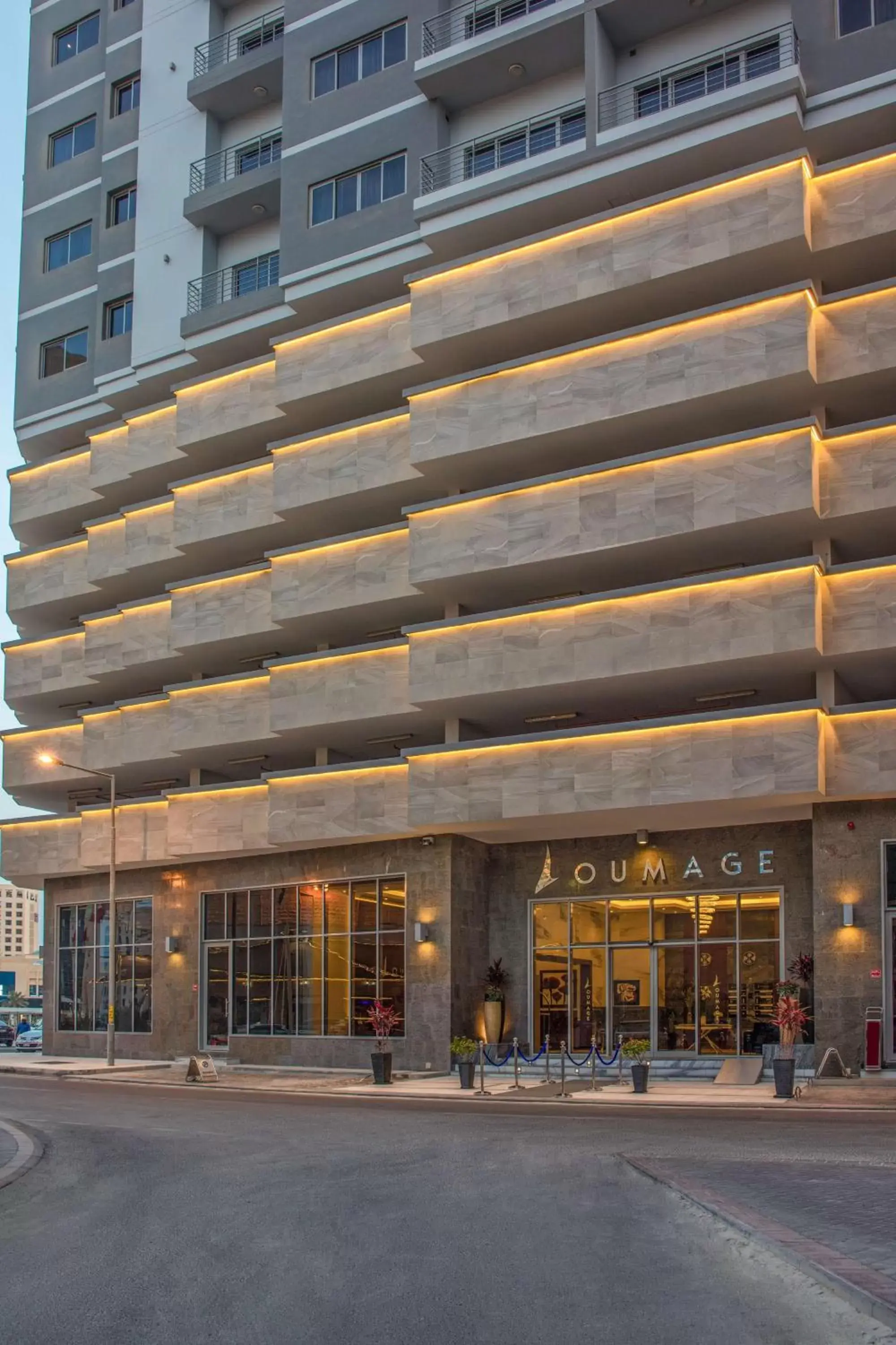 Property building in Loumage S Suites and Spa Property building in Loumage S Suites and Spa