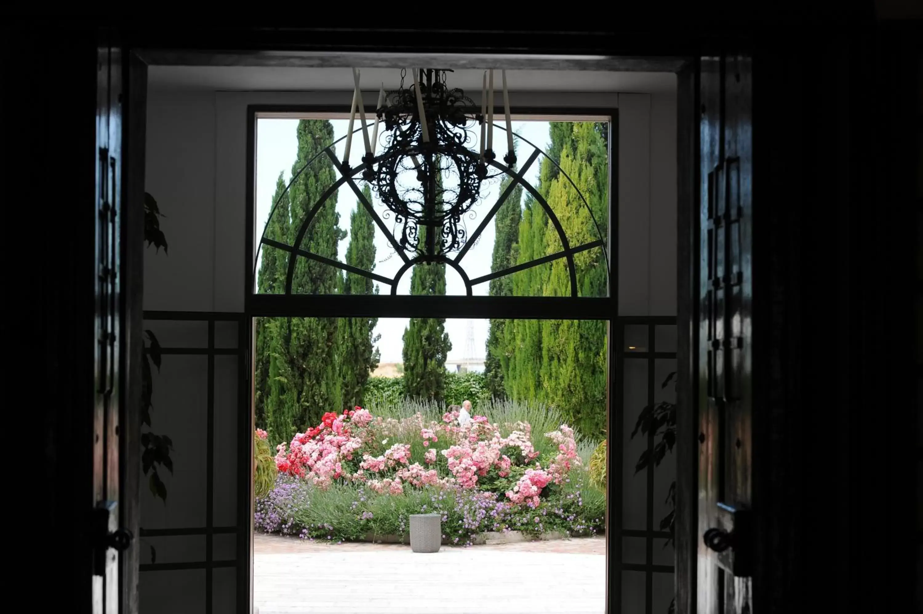 Garden view in Casa Freda