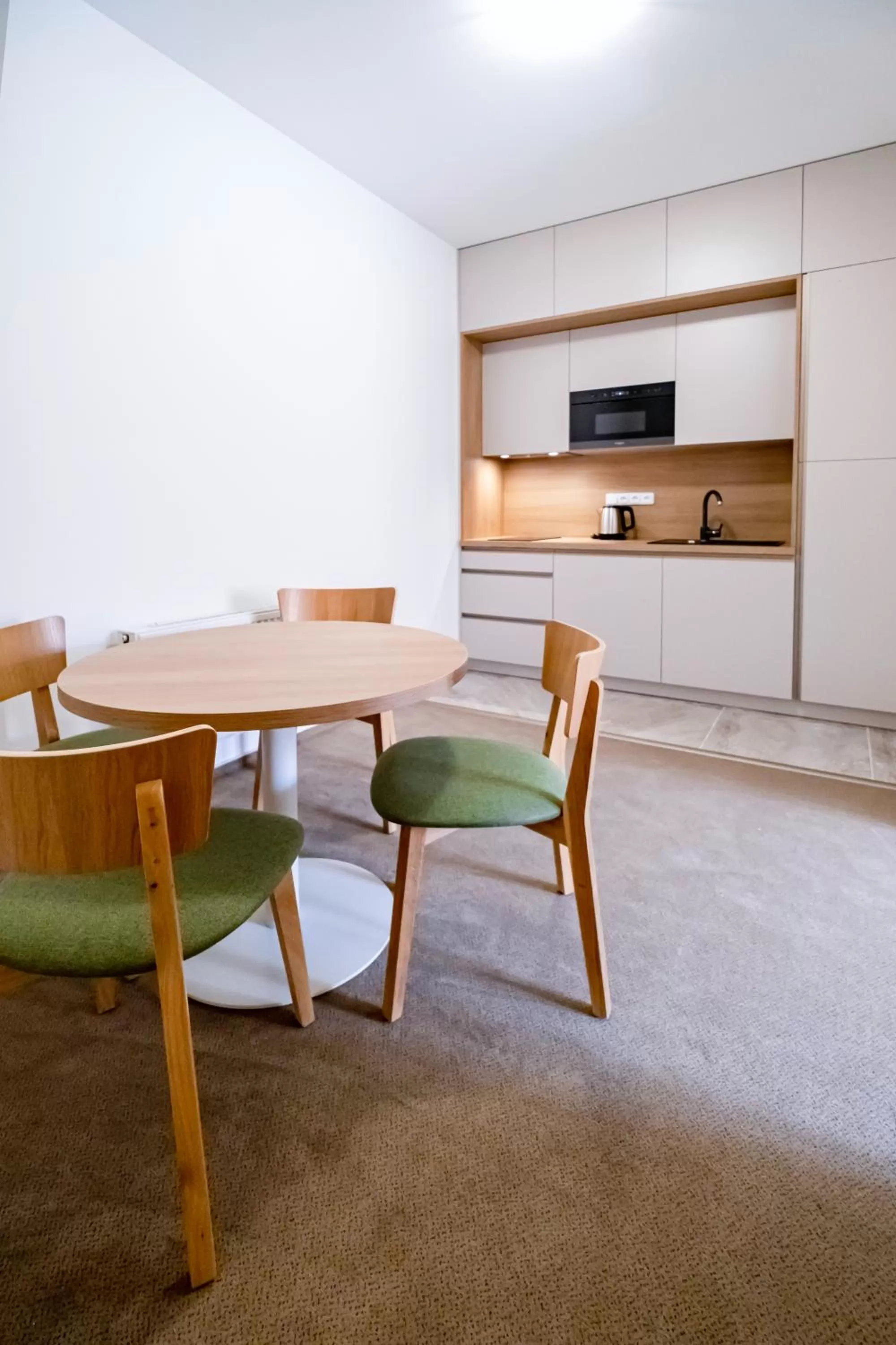 Kitchen or kitchenette in Relax Hotel Stork