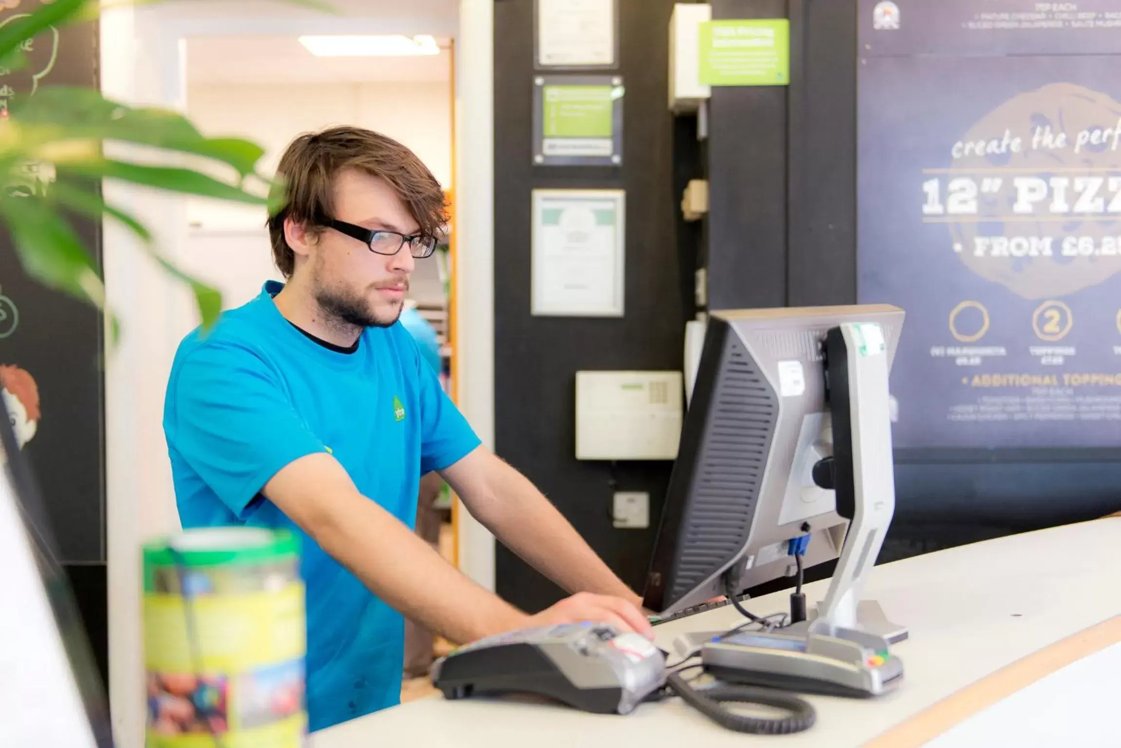 Staff in YHA Manchester Hostel