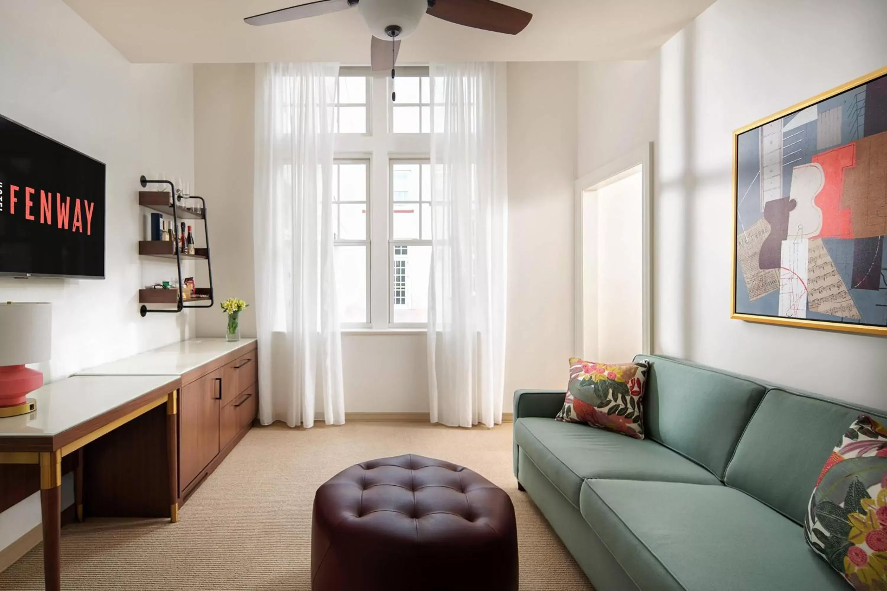 Living room, Seating Area in Fenway Hotel, Autograph Collection