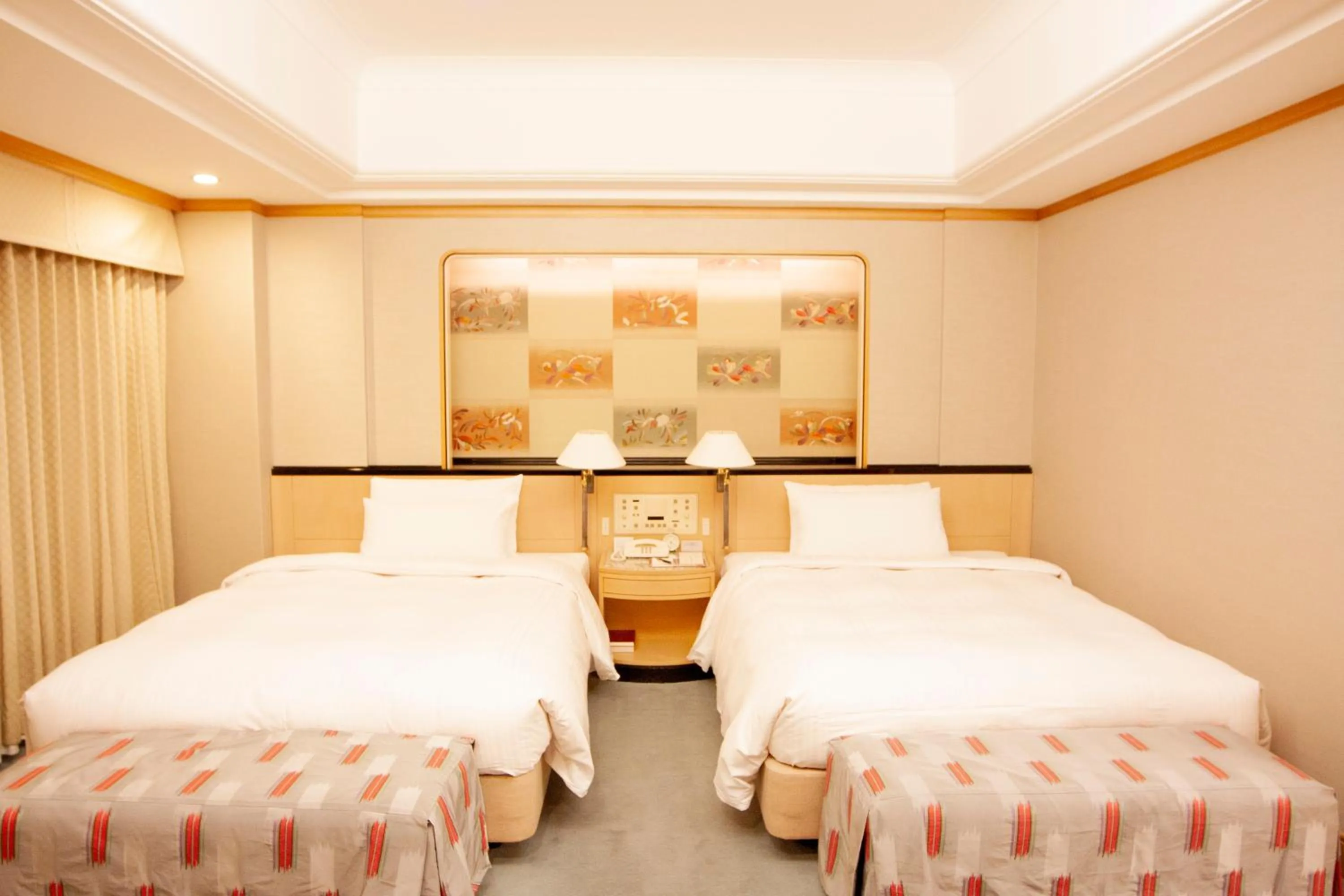 Bed in Hotel New Otani Makuhari