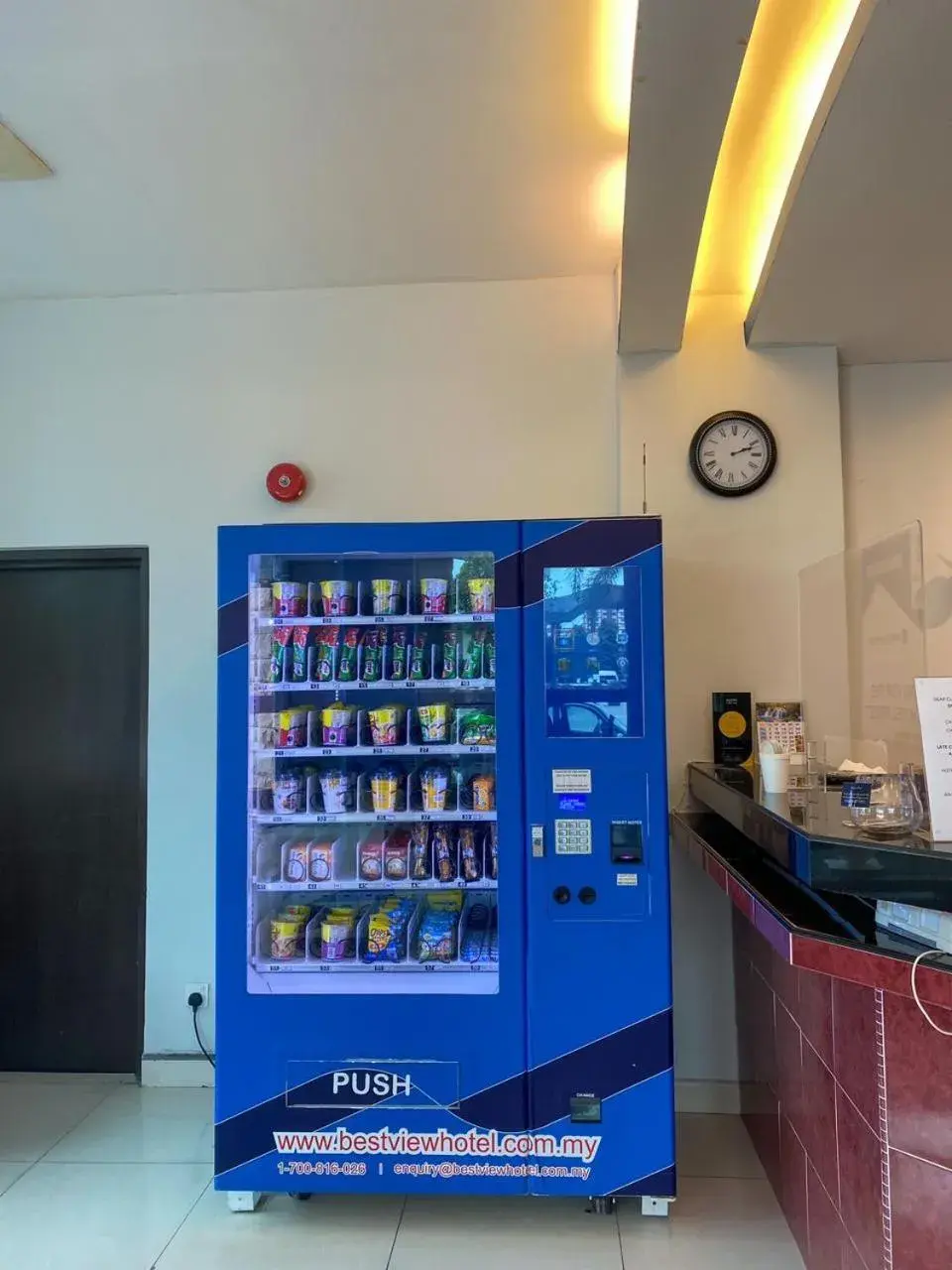 vending machine in Best View Hotel Sunway Mentari