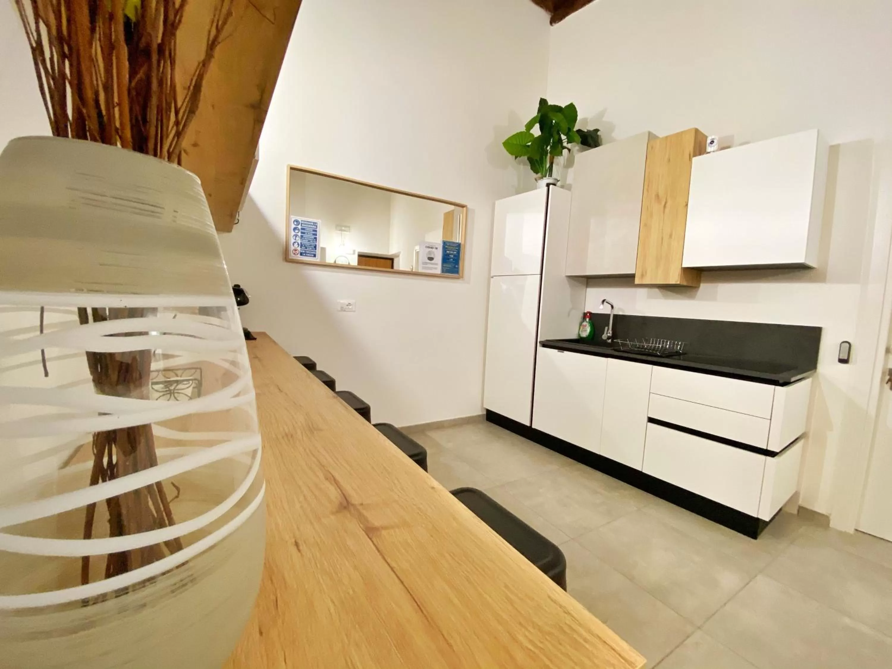 Kitchen or kitchenette in B&B Salerno IN Centro