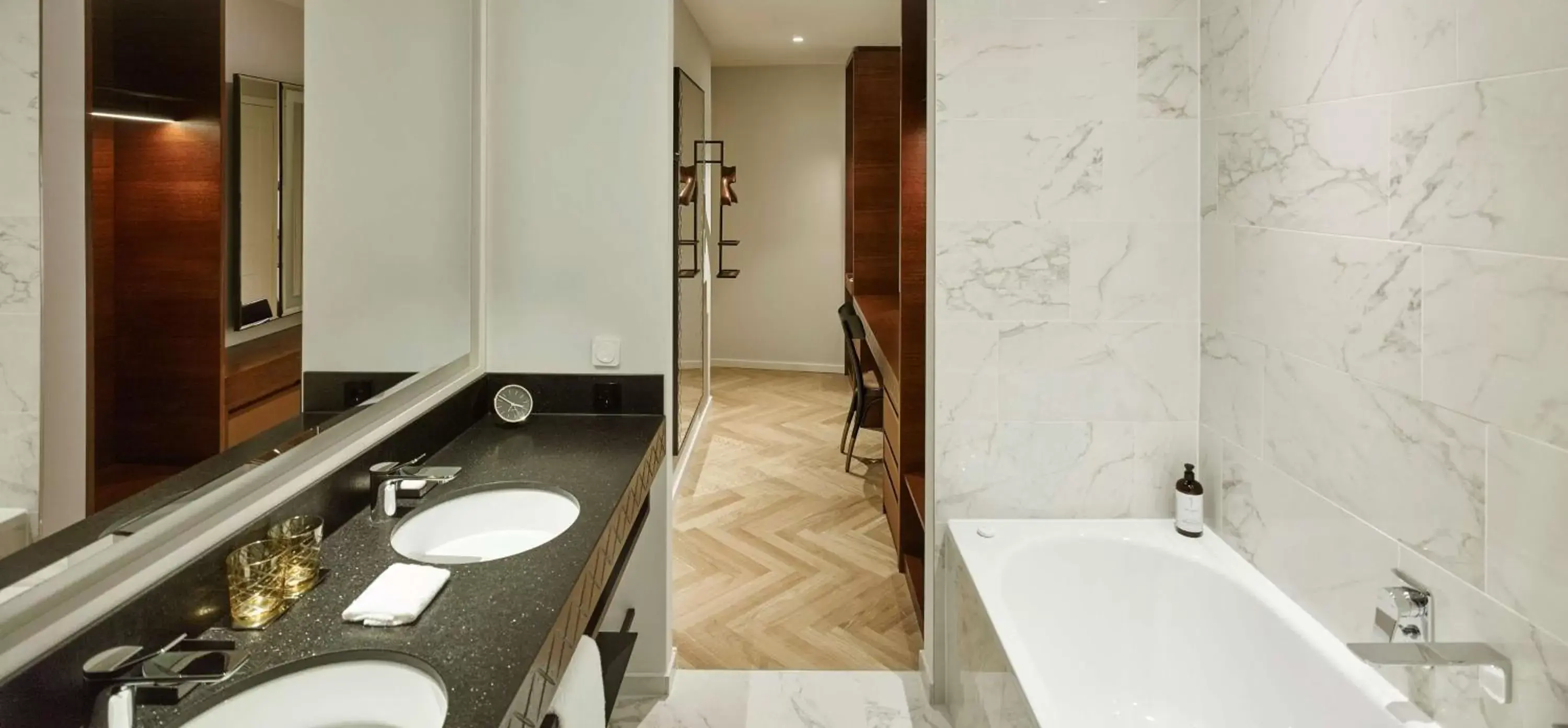 Bathroom in Andaz Vienna Am Belvedere - a concept by Hyatt