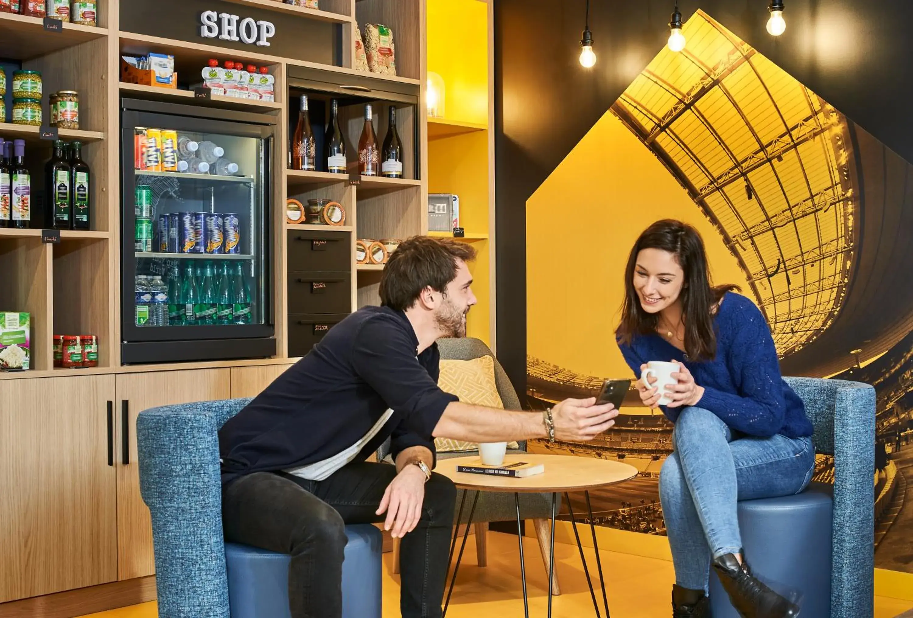 Lobby or reception in Aparthotel Adagio Access Paris Saint-Denis Pleyel Lobby or reception in Aparthotel Adagio Access Paris Saint-Denis Pleyel