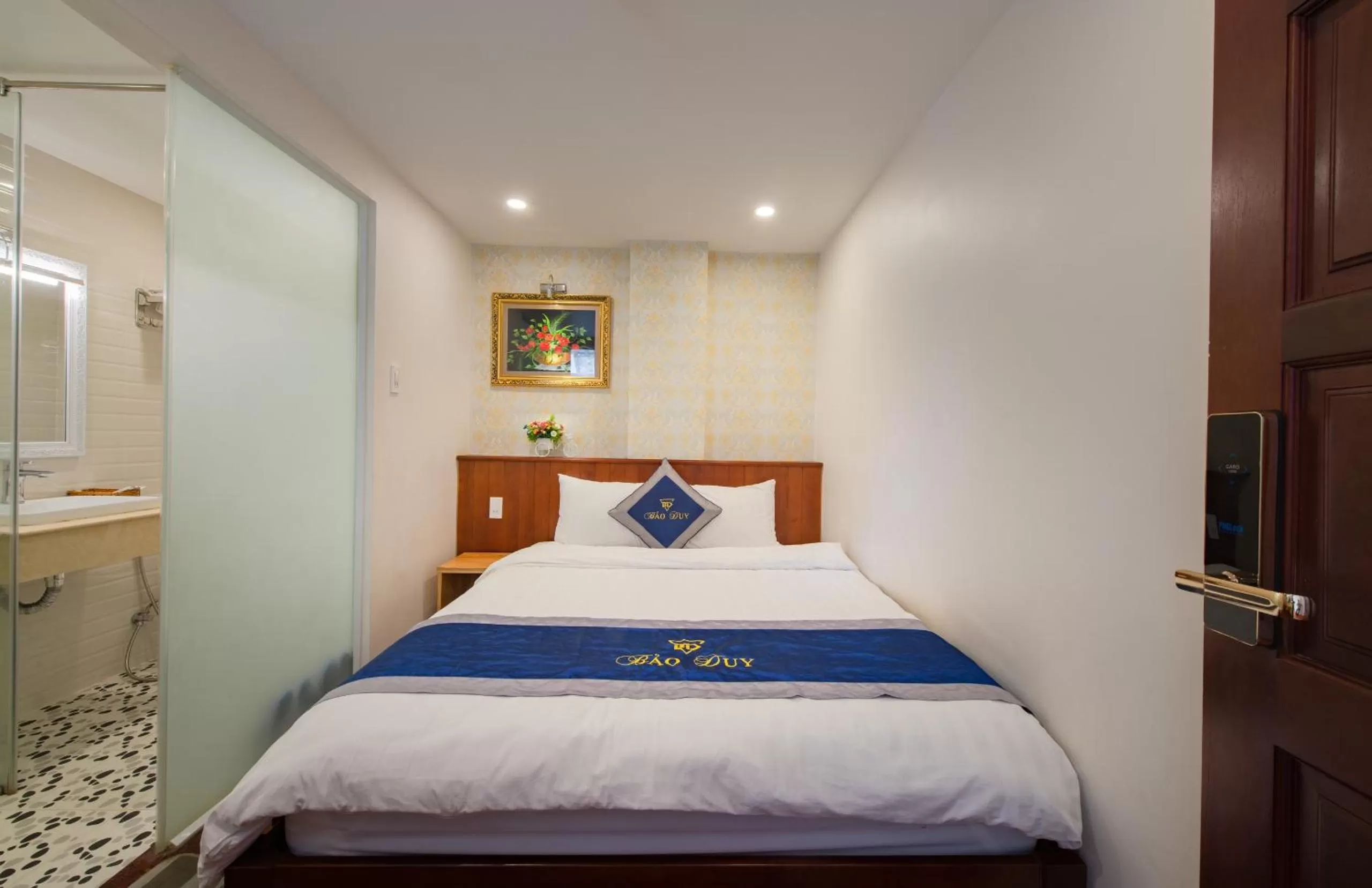 Bed in Hotel Bao Duy