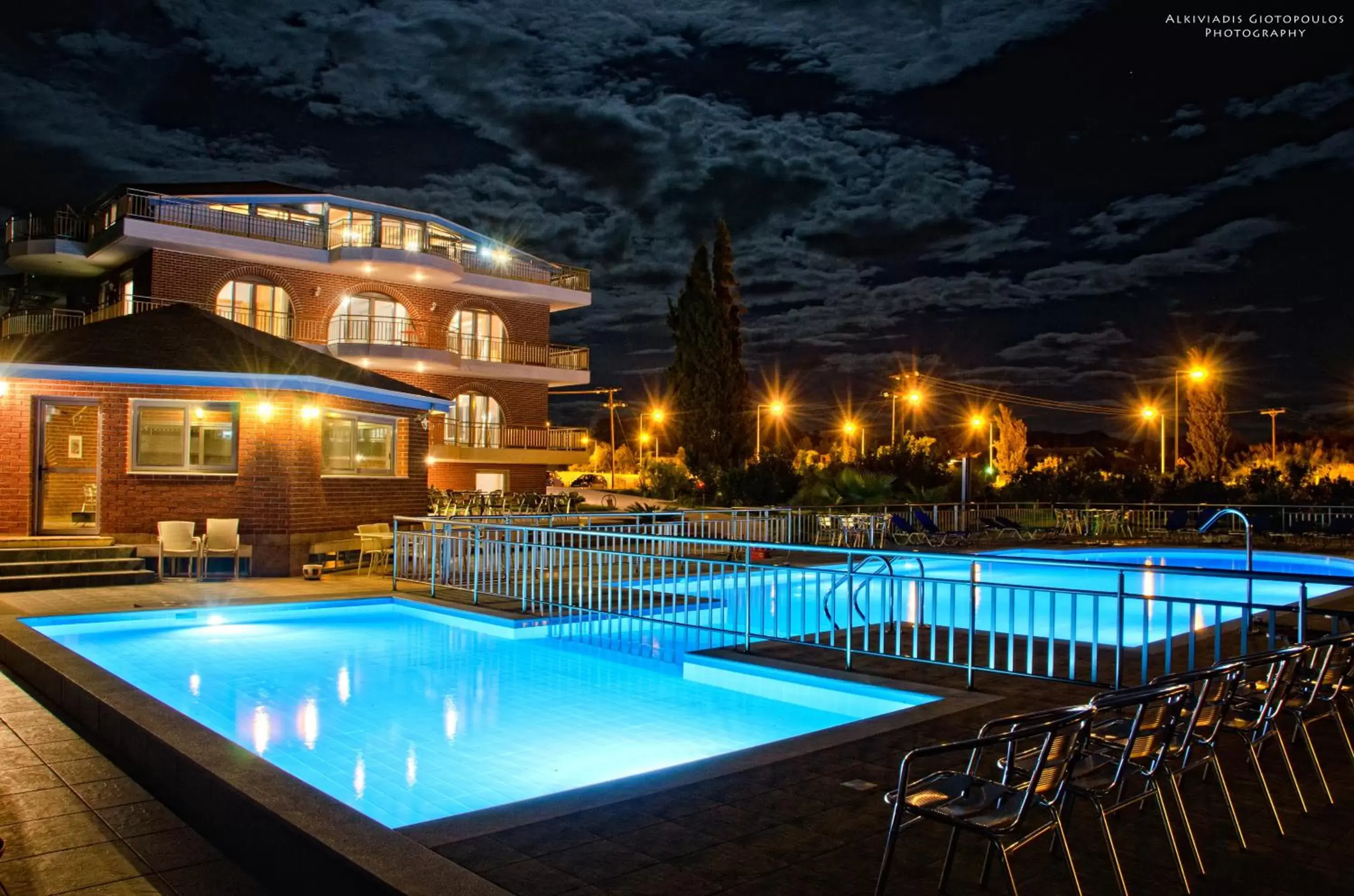 Bird's eye view, Swimming Pool in Ionion Star Hotel