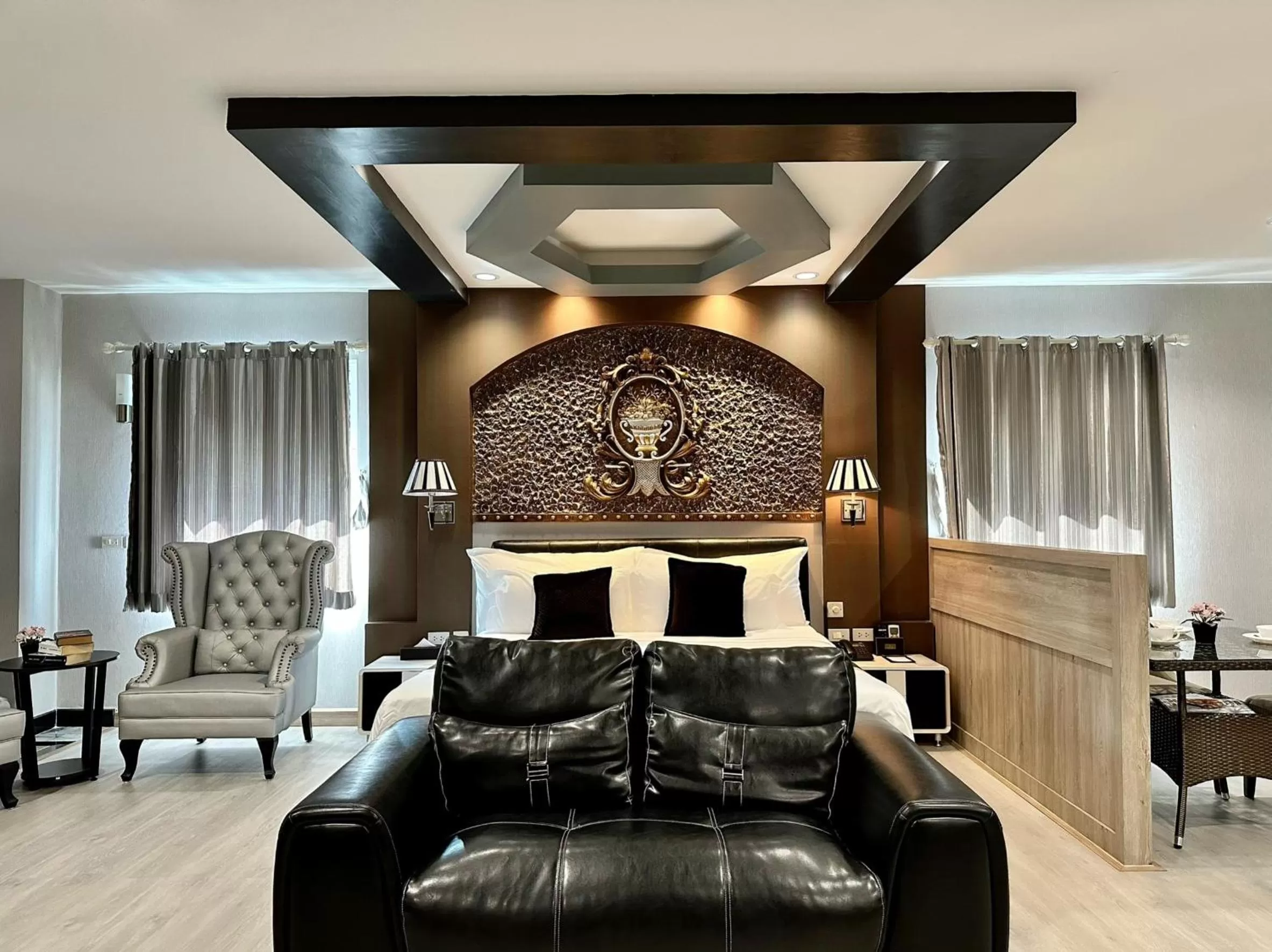 Living room in KTK Pattaya Hotel & Residence