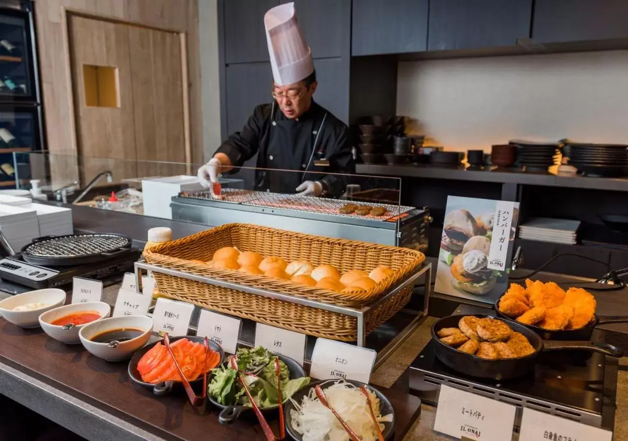 Buffet breakfast in Hotel Sonia Otaru Buffet breakfast in Hotel Sonia Otaru