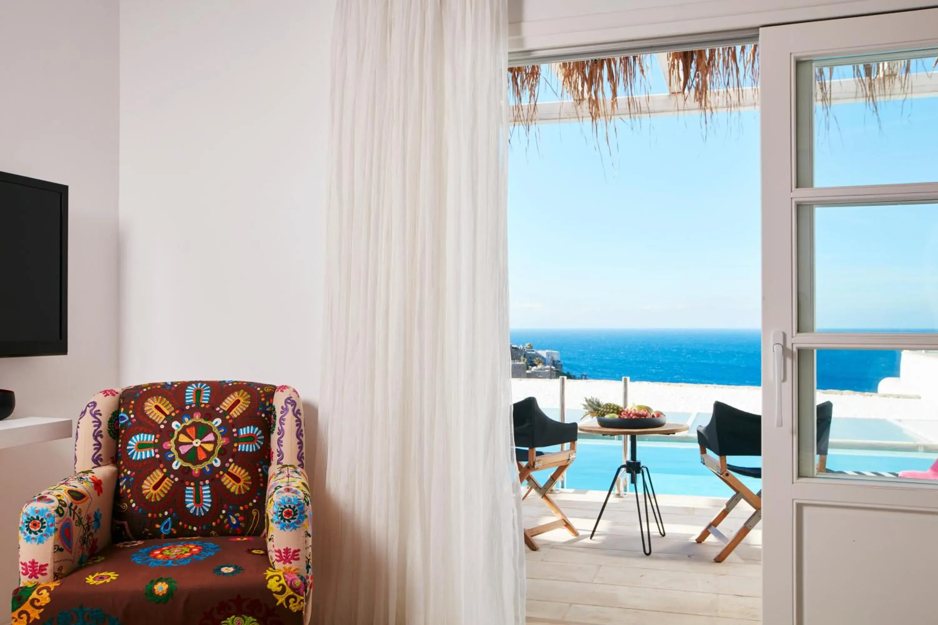 Balcony/Terrace in Myconian Villa Collection - Preferred Hotels & Resorts