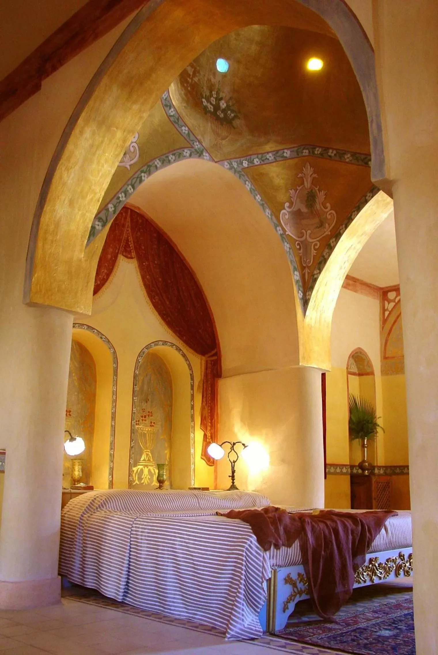 Photo of the whole room, Bed in Al Moudira Hotel