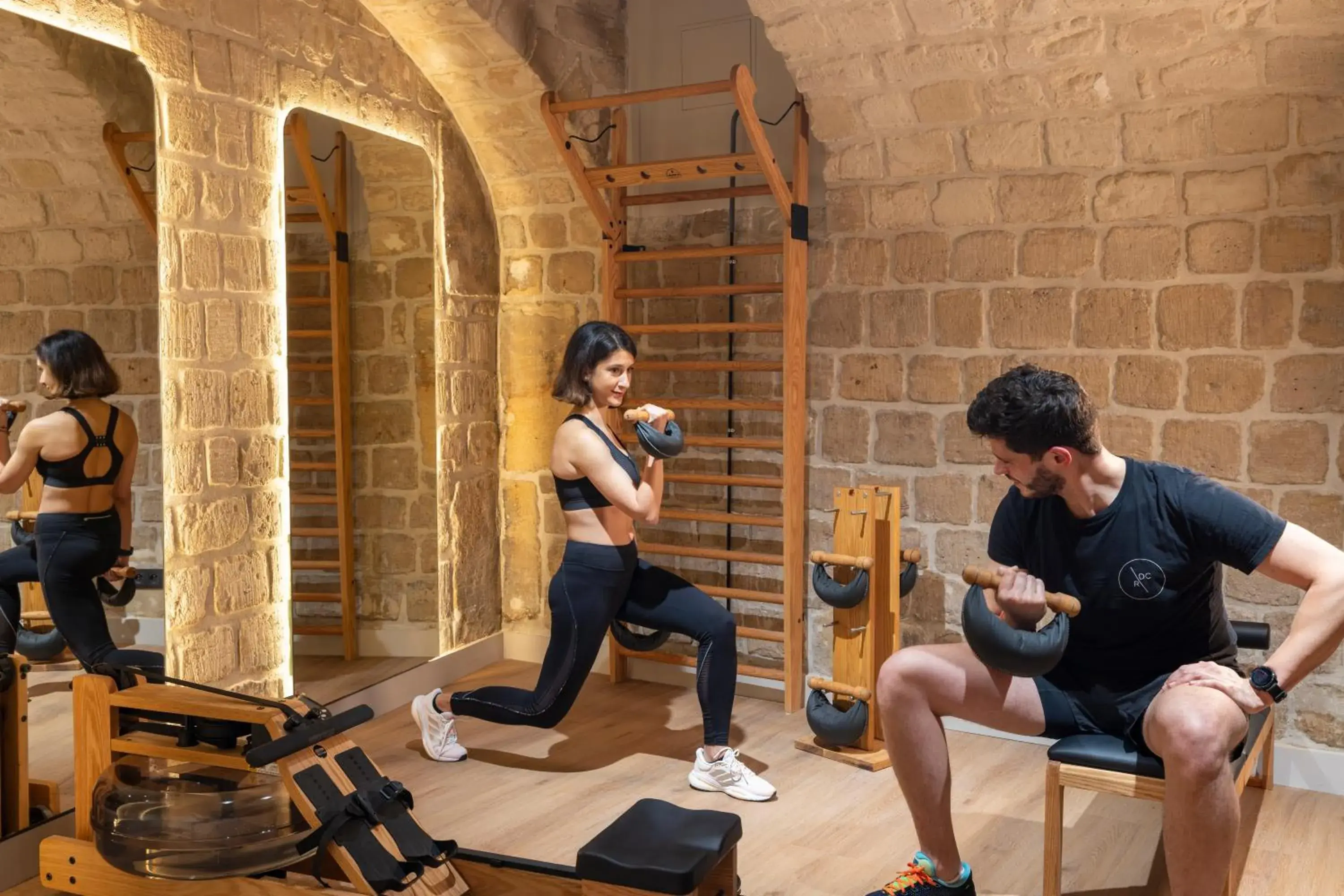 Fitness centre/facilities in Hôtel Toujours & Spa