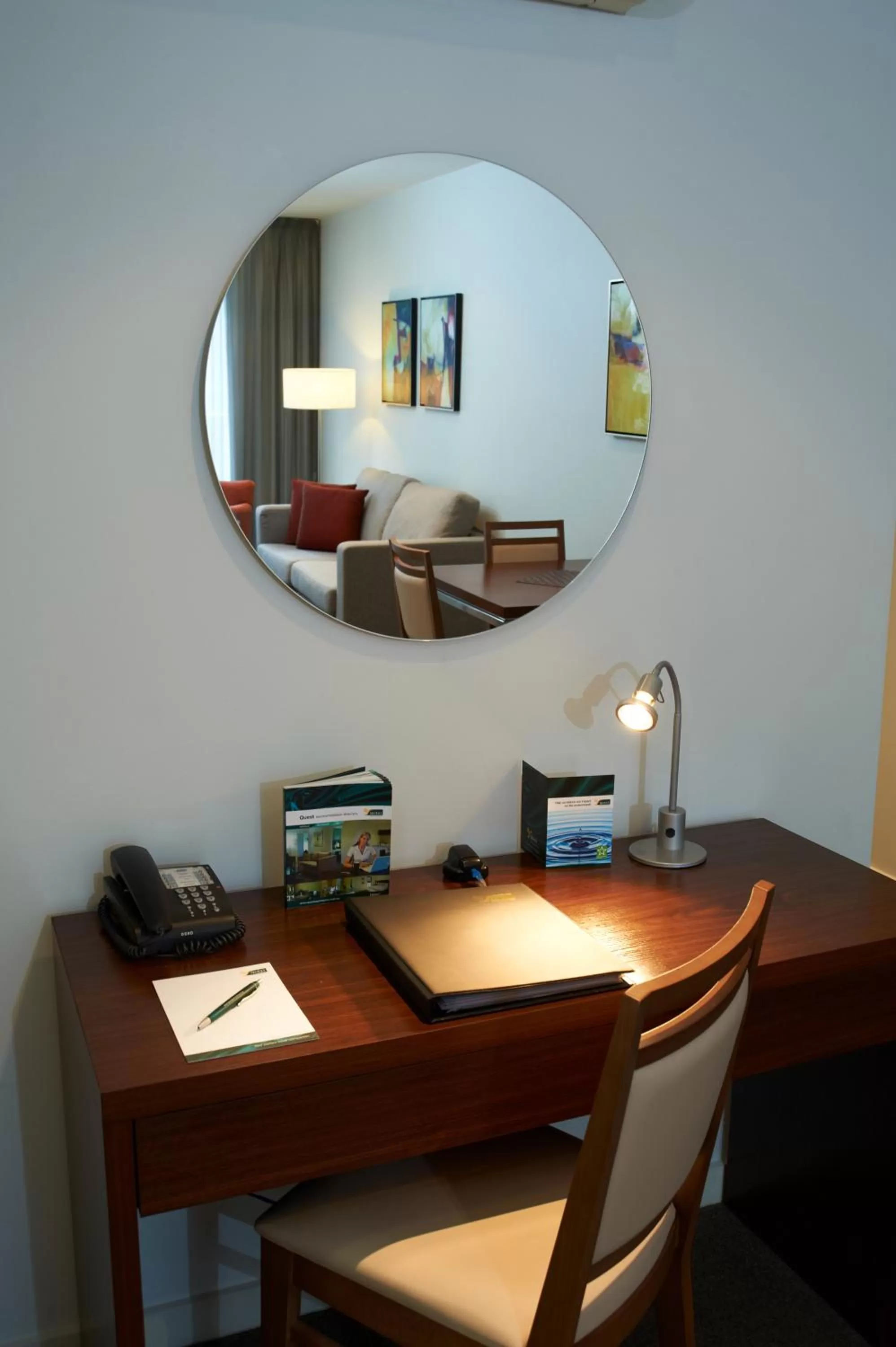 Seating area in Quest on Dorcas