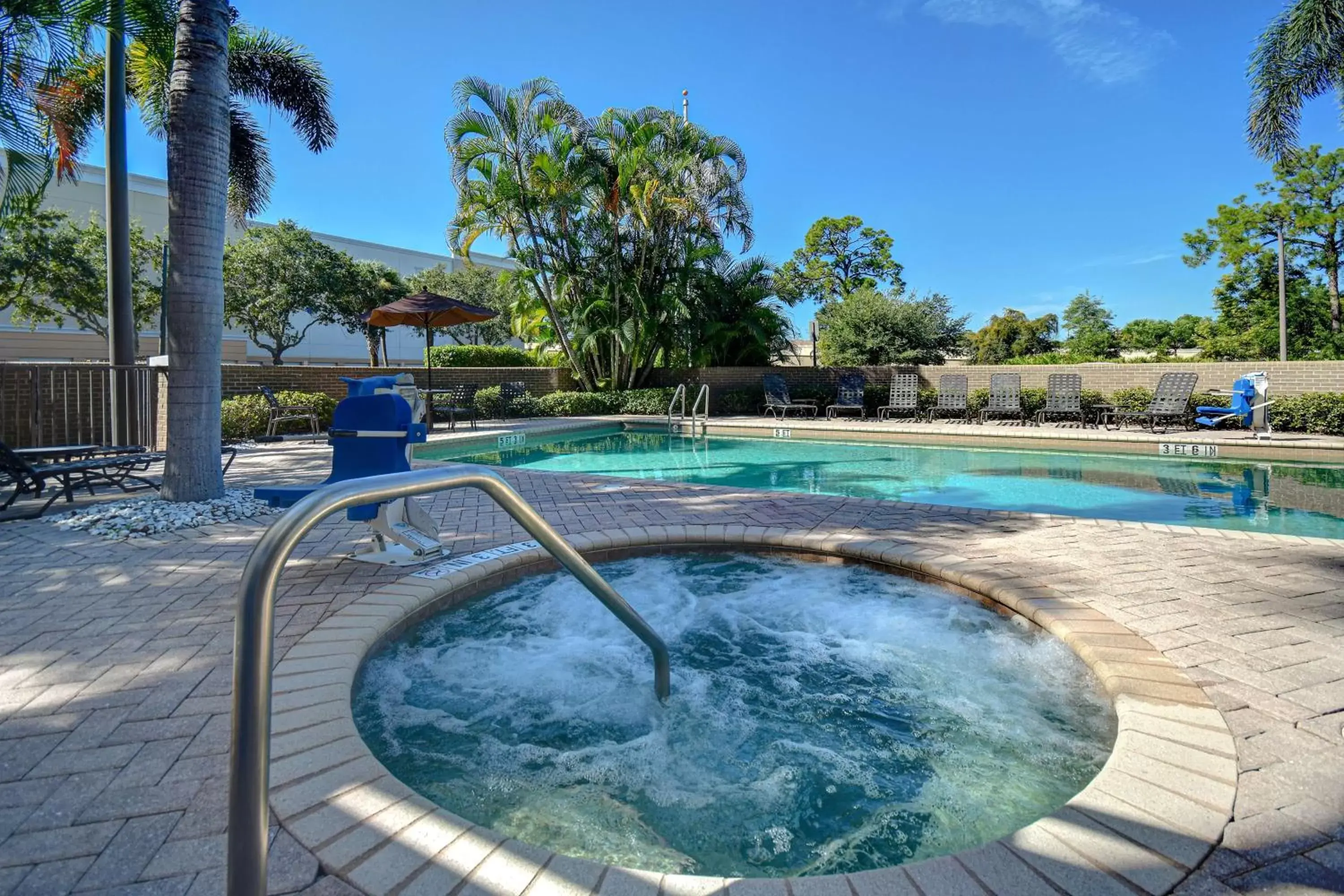 Pool view, Swimming Pool in Hilton Garden Inn Fort Myers