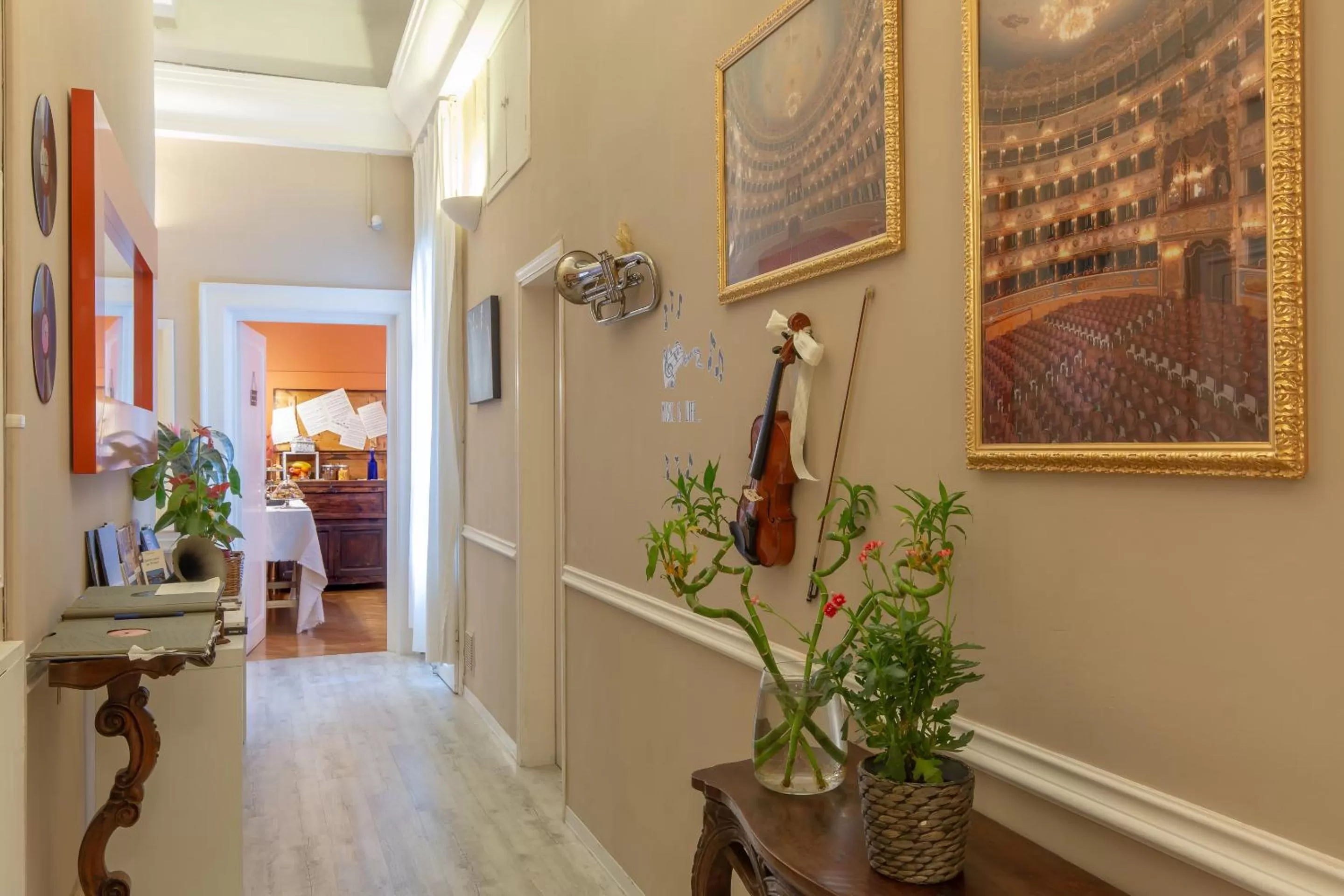 Lobby or reception in Opera Boutique B&B