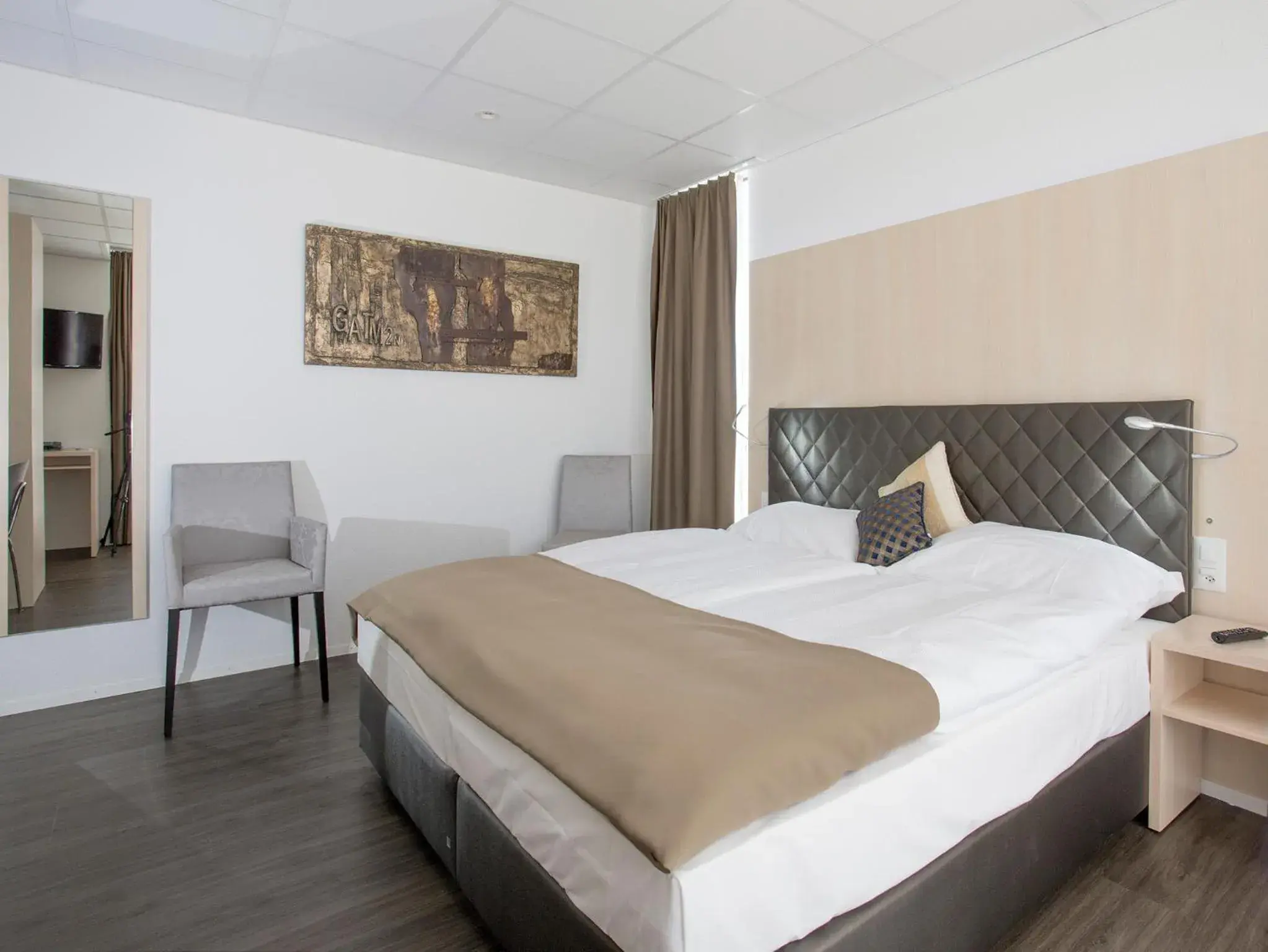Deluxe Studio with Kitchenette (Calm side / Panorama Windows openable ) in Hotel Hine Adon Bern Airport