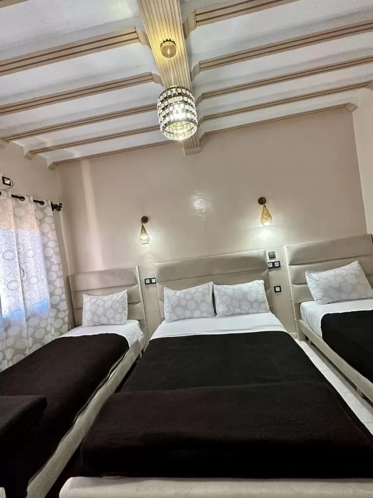 Bed in Hôtel Zaghro