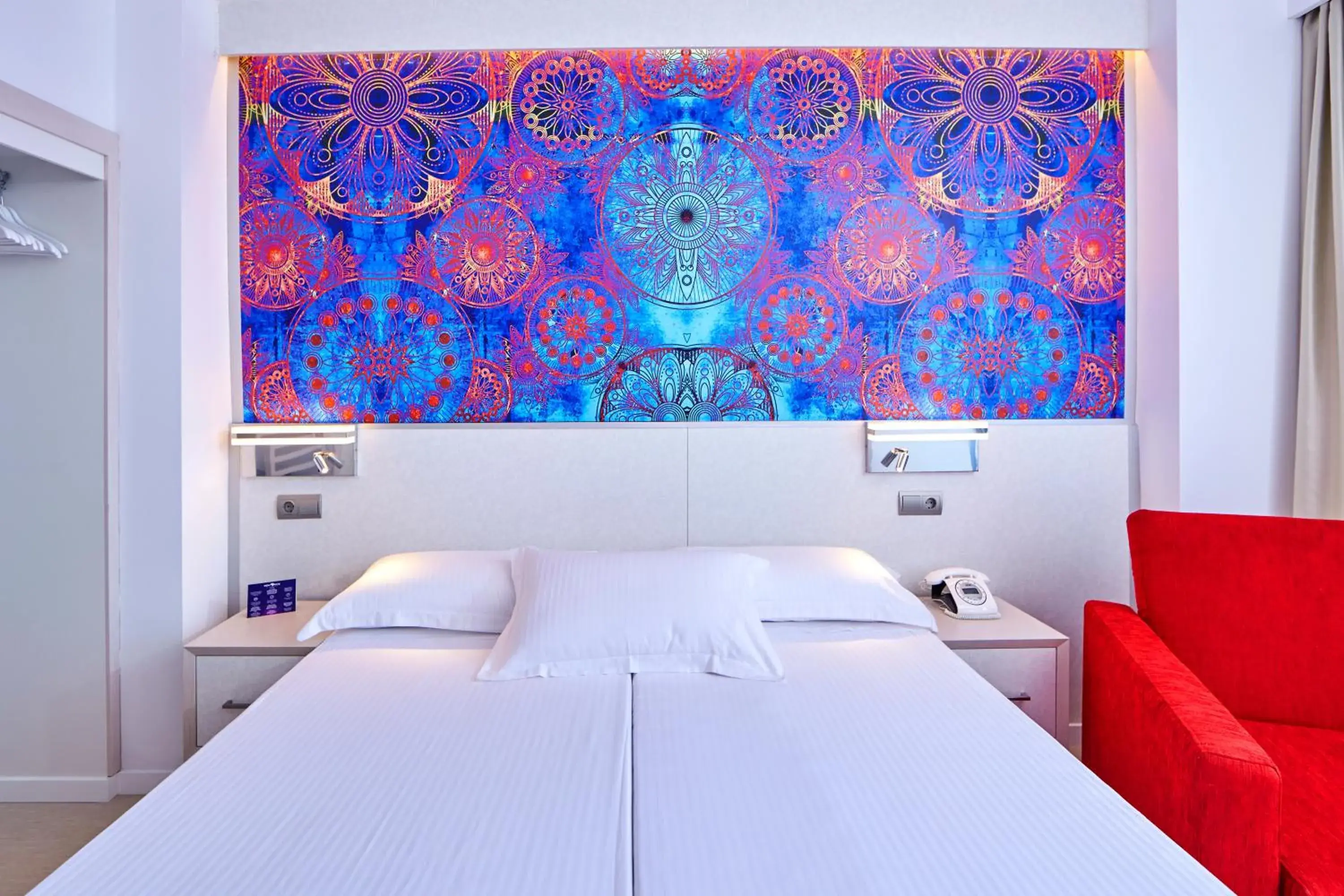 Bed in Indico Rock Hotel Mallorca - Adults Only