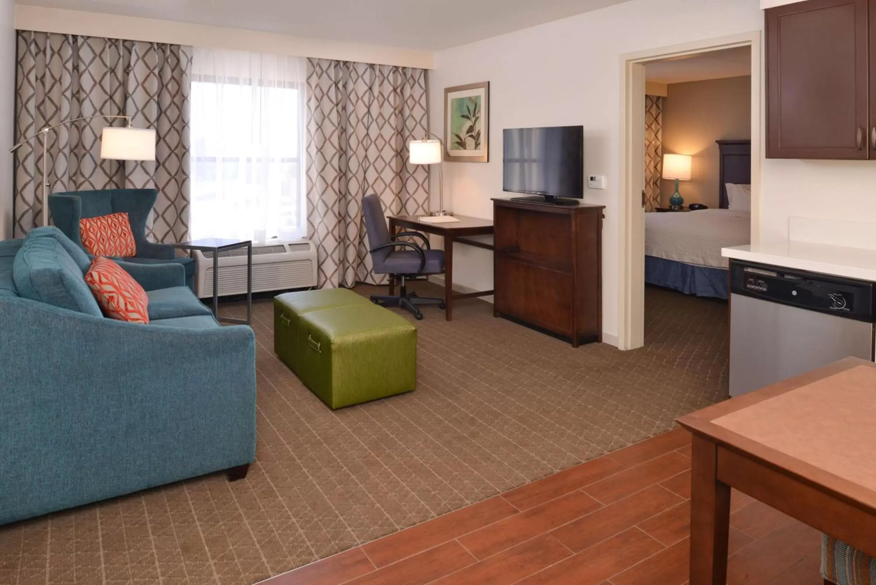 One-Bedroom King Suite with Kitchen - Non-Smoking in Hampton Inn & Suites Pueblo-Southgate One-Bedroom King Suite with Kitchen - Non-Smoking in Hampton Inn & Suites Pueblo-Southgate