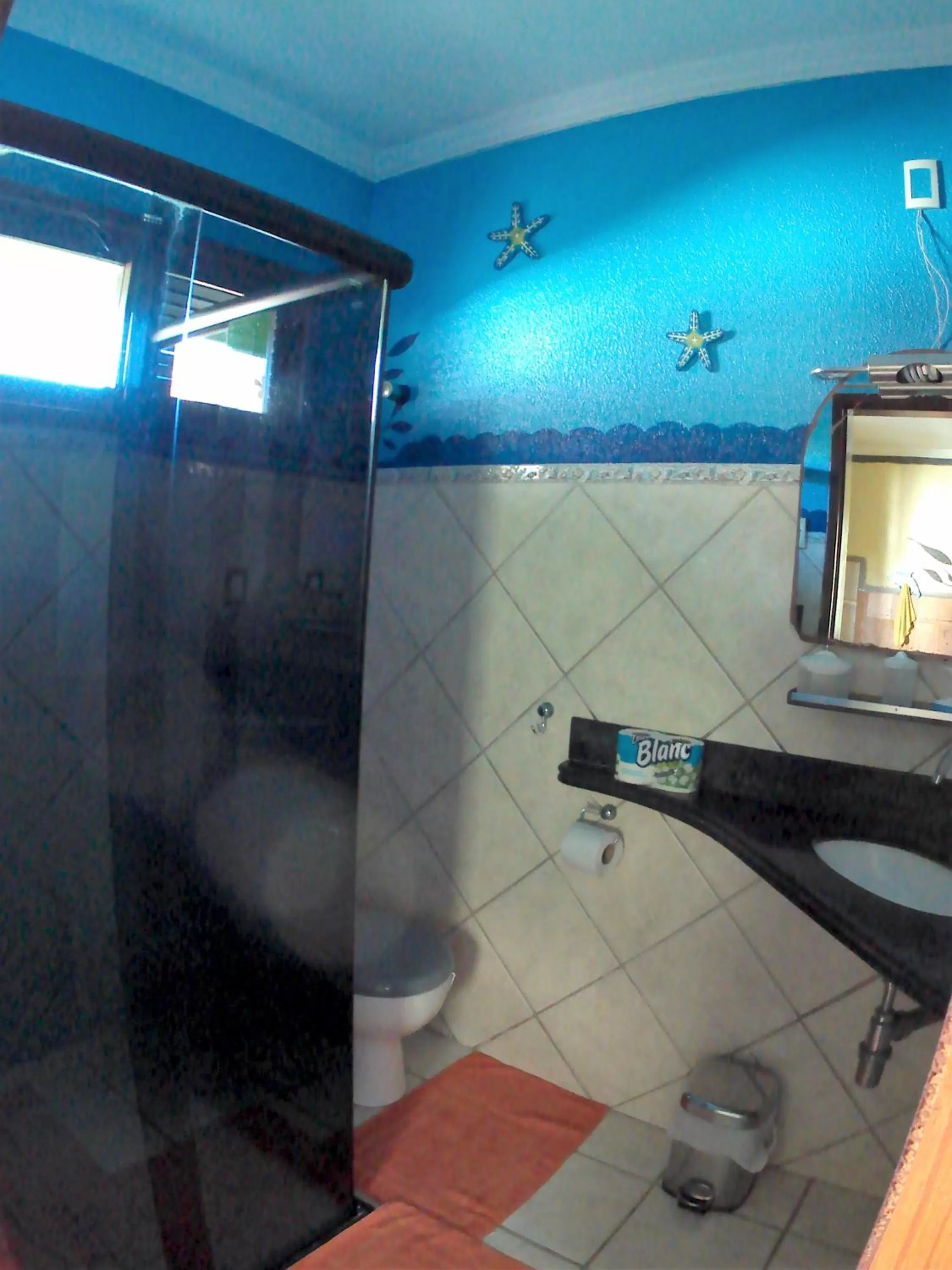 Shower, Bathroom in Bamboo Flat