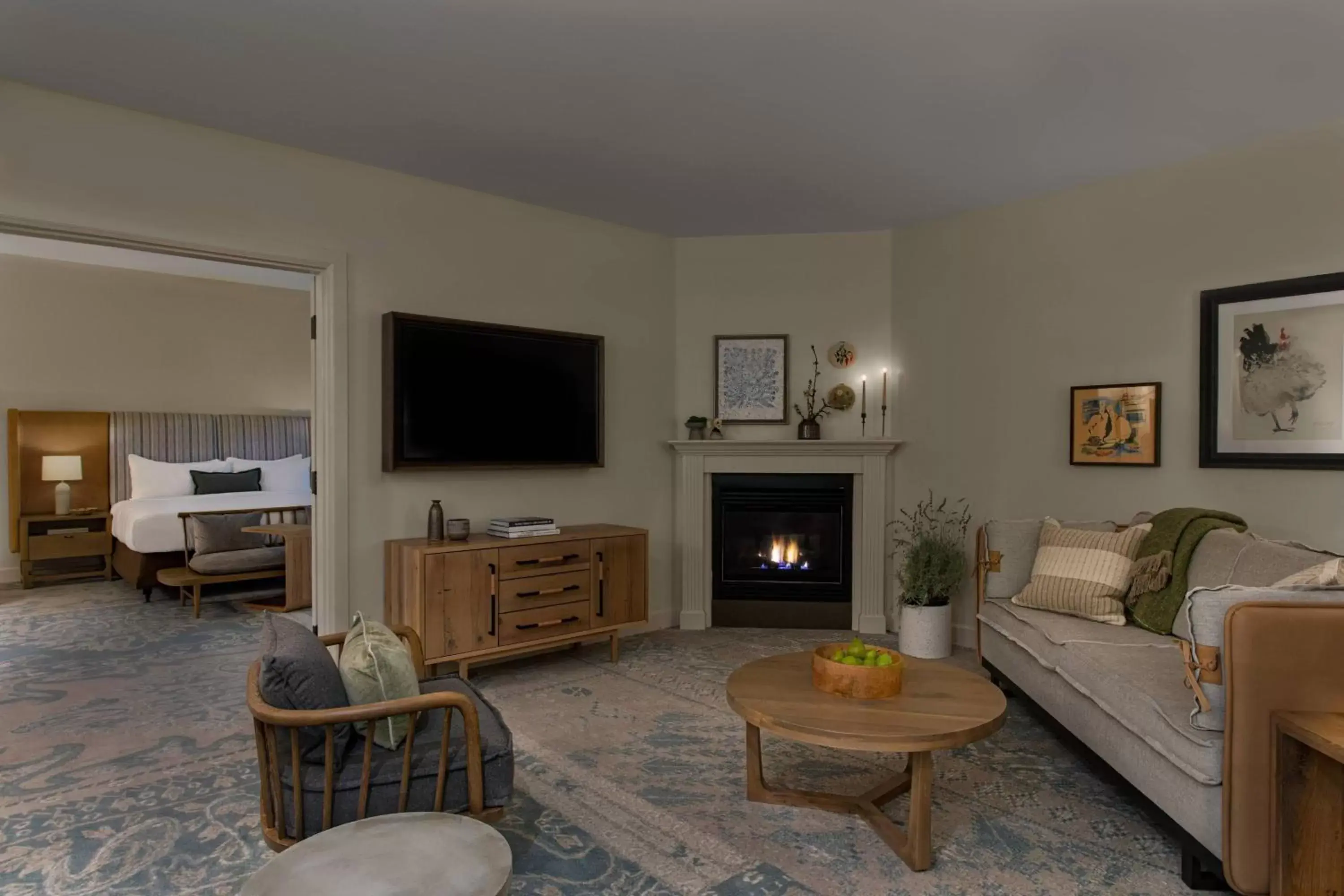 Bedroom, Seating Area in The Lodge at Sonoma Resort, Autograph Collection