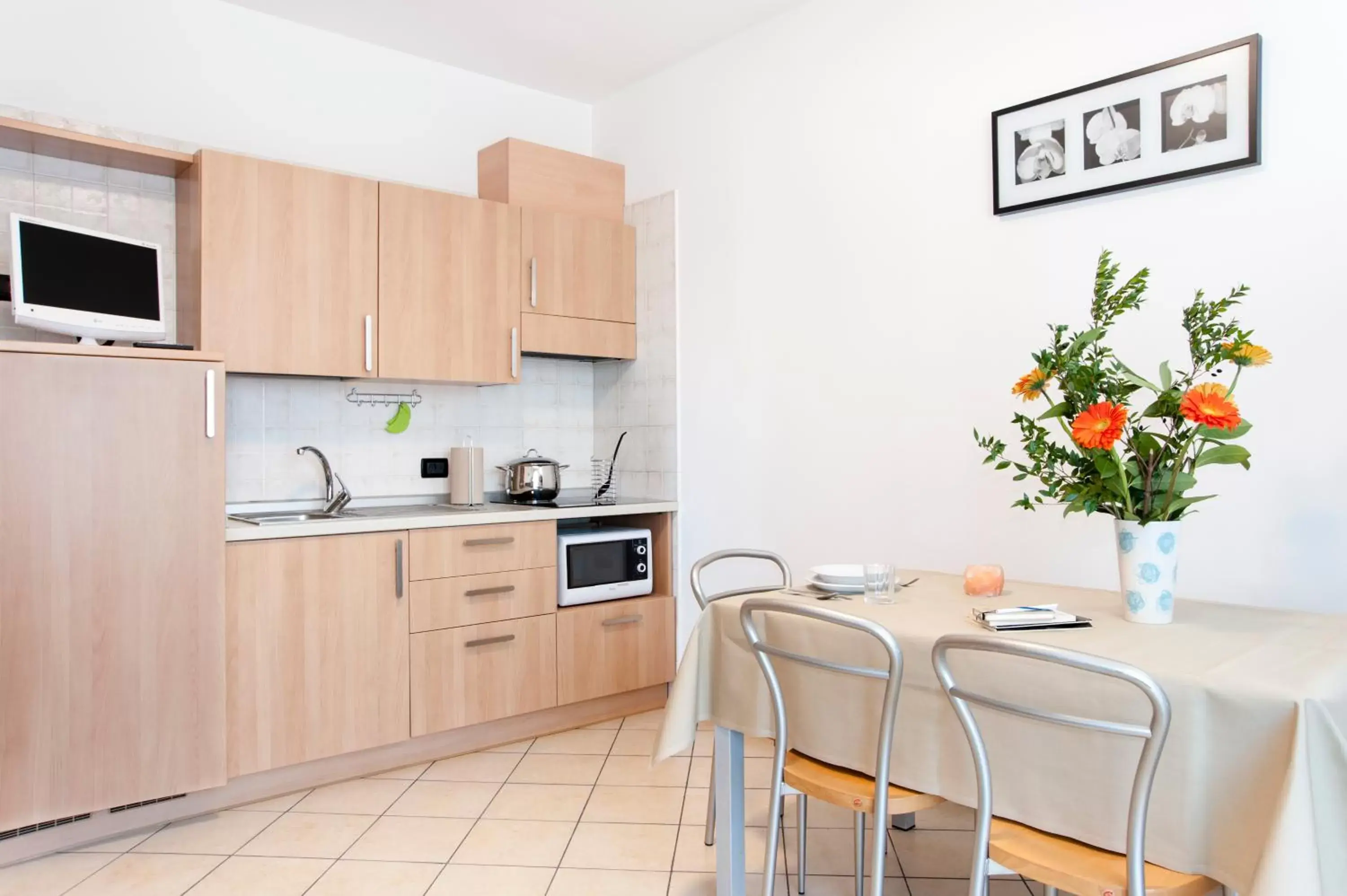 Kitchen/Kitchenette in Residence Cigno