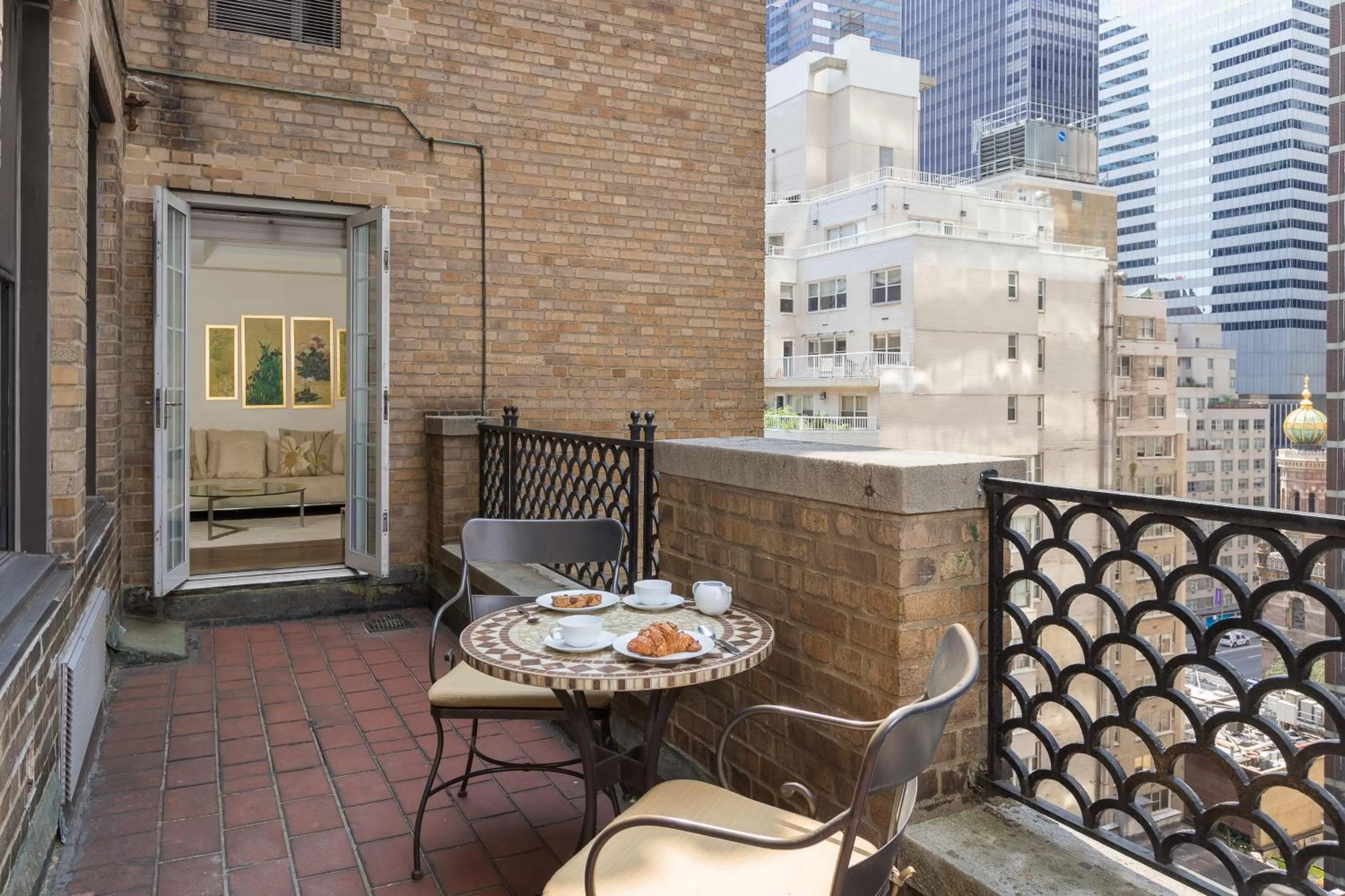 Balcony/Terrace in Lombardy Hotel