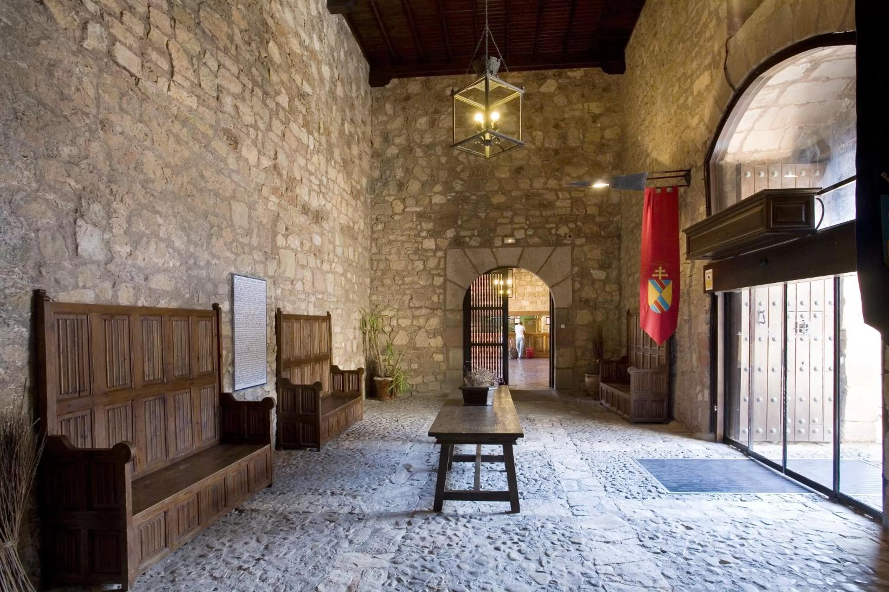 Lobby or reception in Parador de Siguenza
