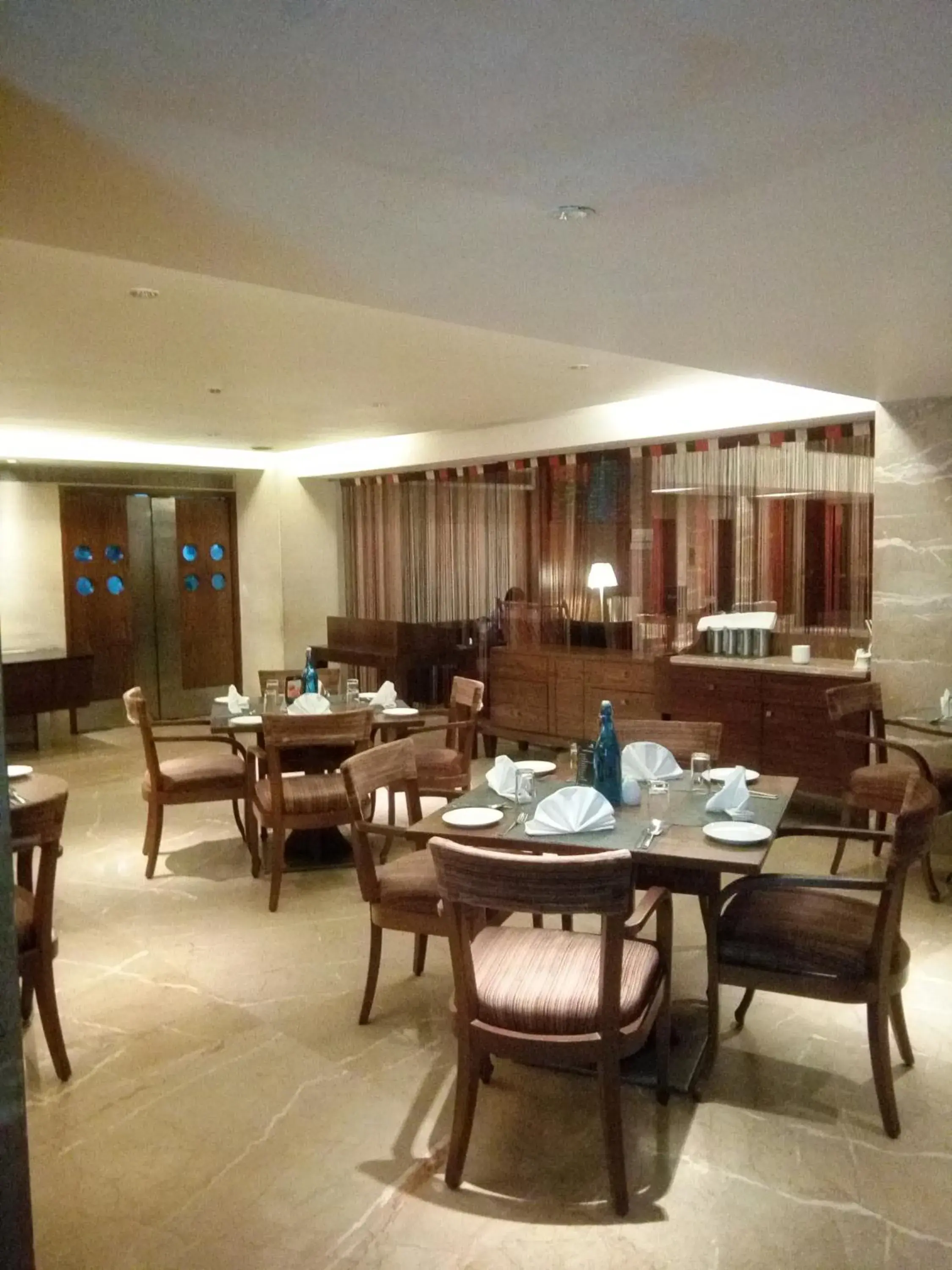 Dining area, Restaurant/Places to Eat in The Pride Chennai Hotel