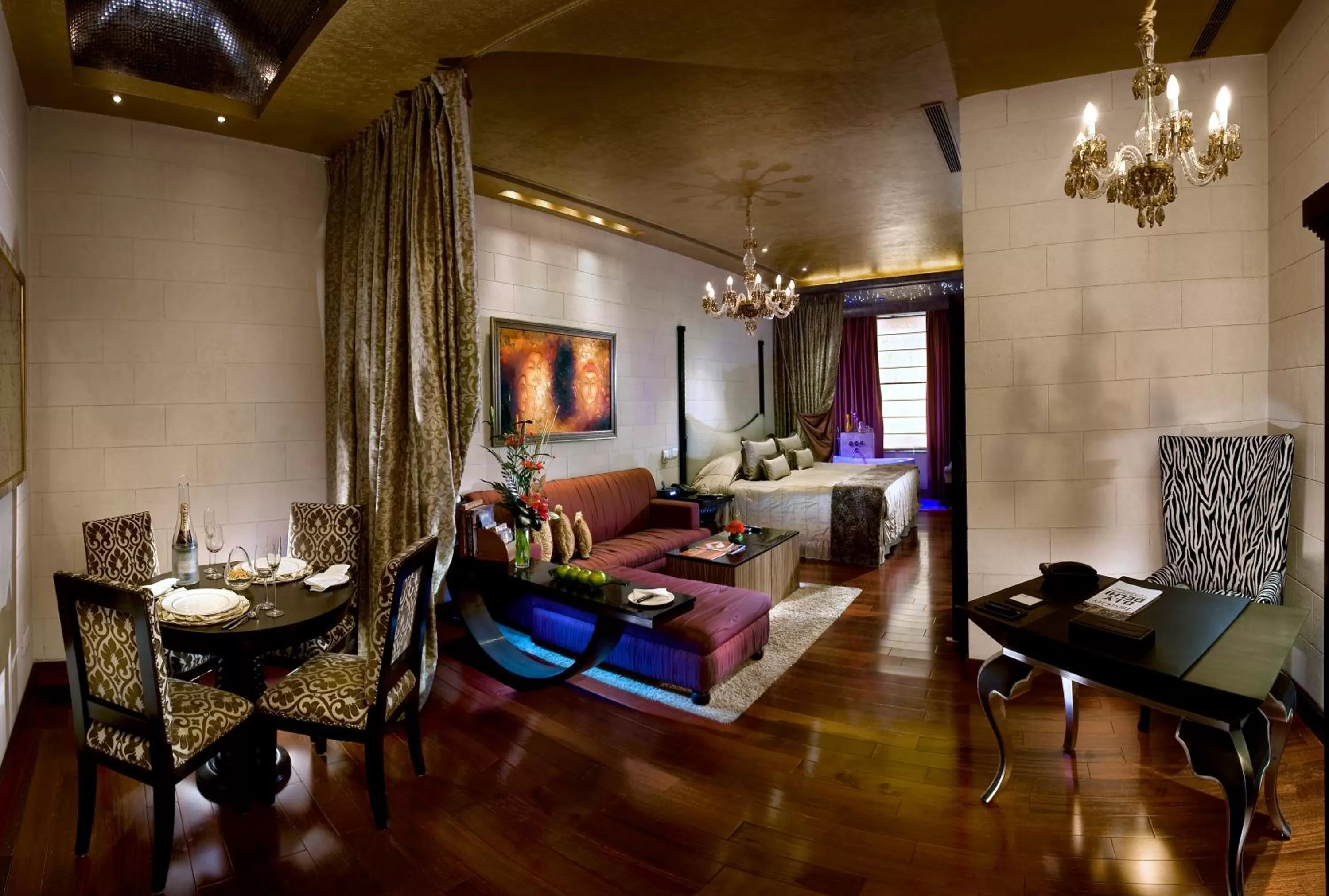 Living room in Radisson Blu MBD Hotel Noida