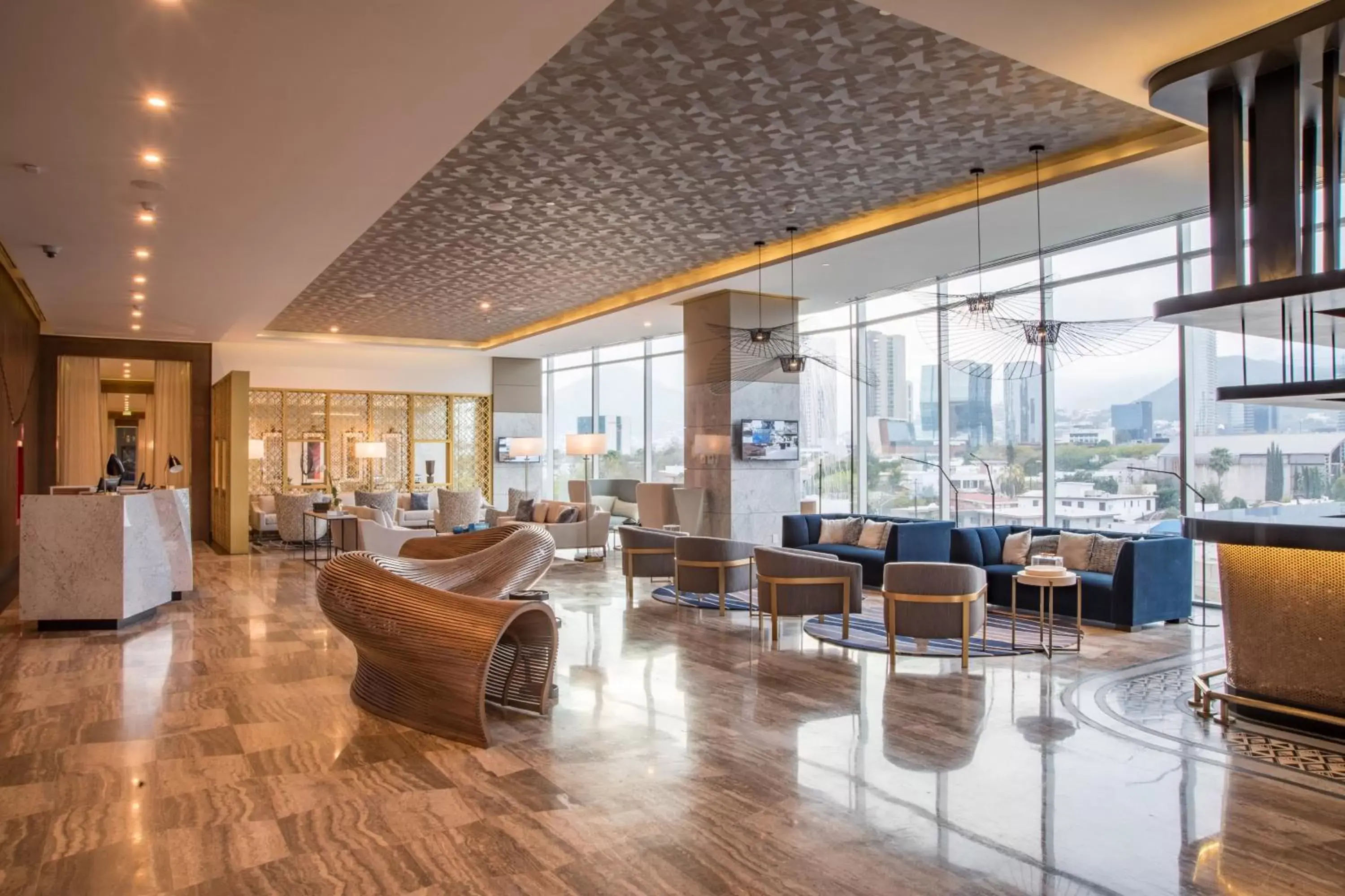 Lobby or reception, Lounge/Bar in The Westin Monterrey Valle