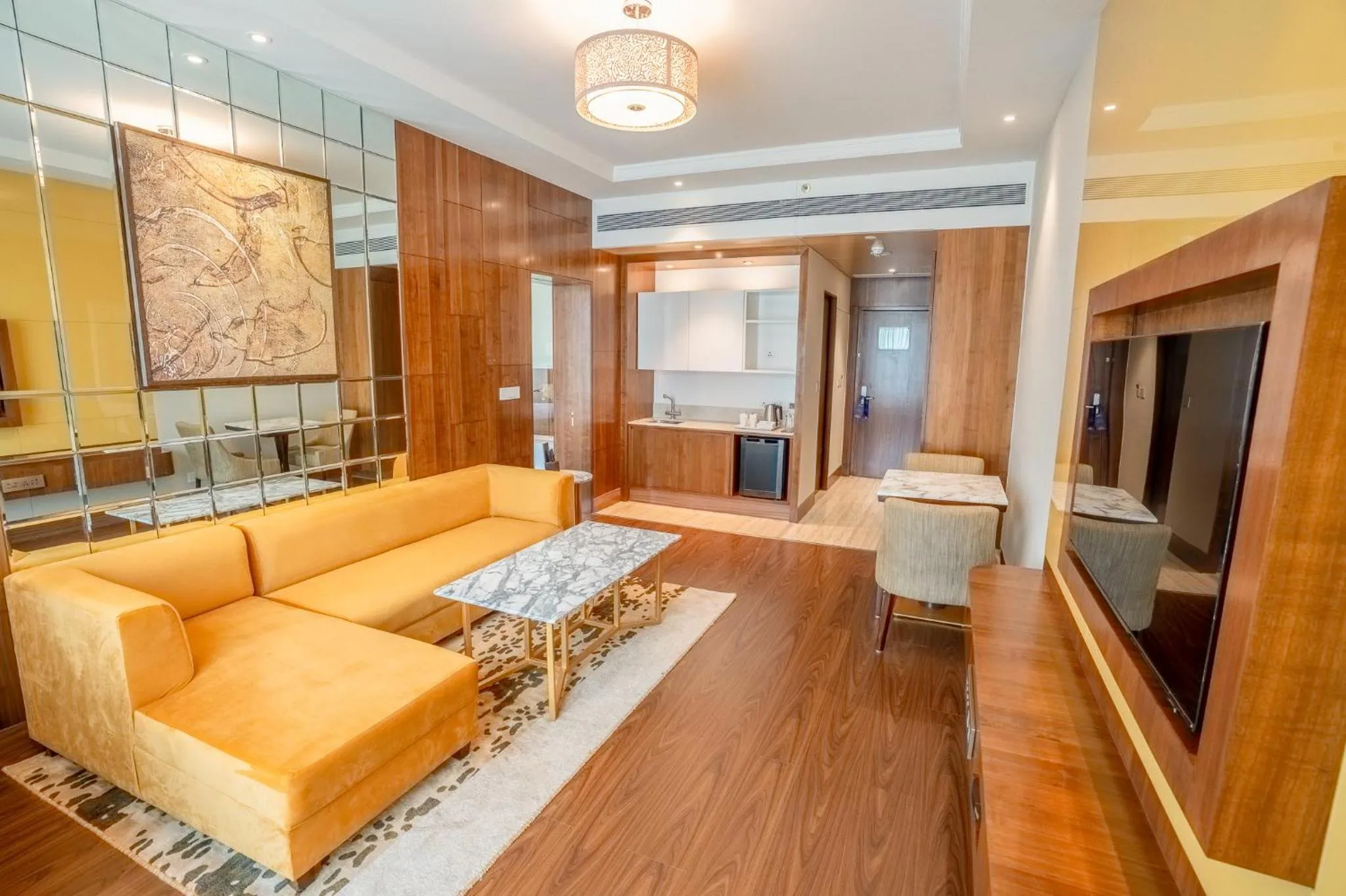 Living room in Radisson Blu Pune Hinjawadi