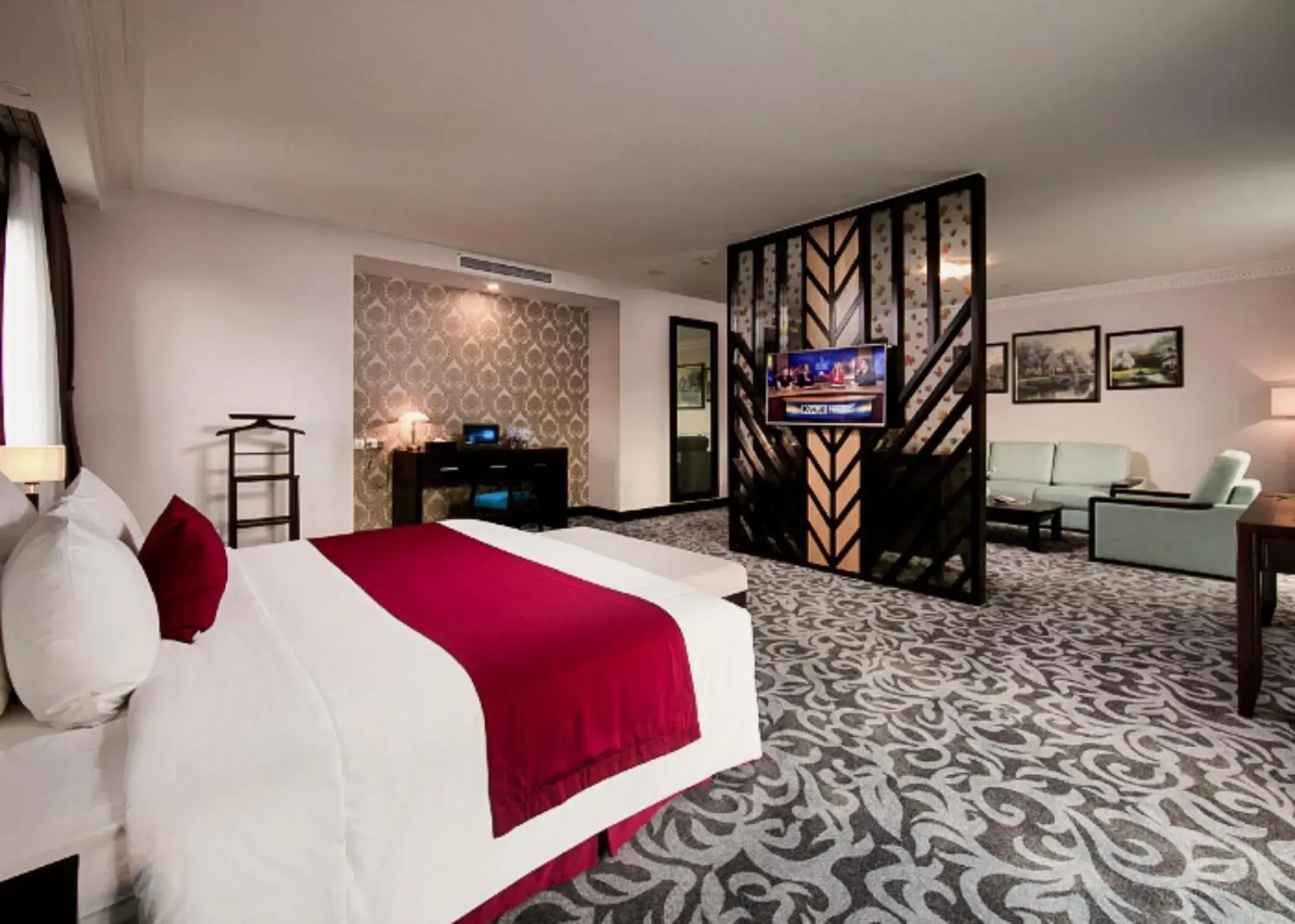 Photo of the whole room, Bed in Swiss-Belresort Tuyen Lam