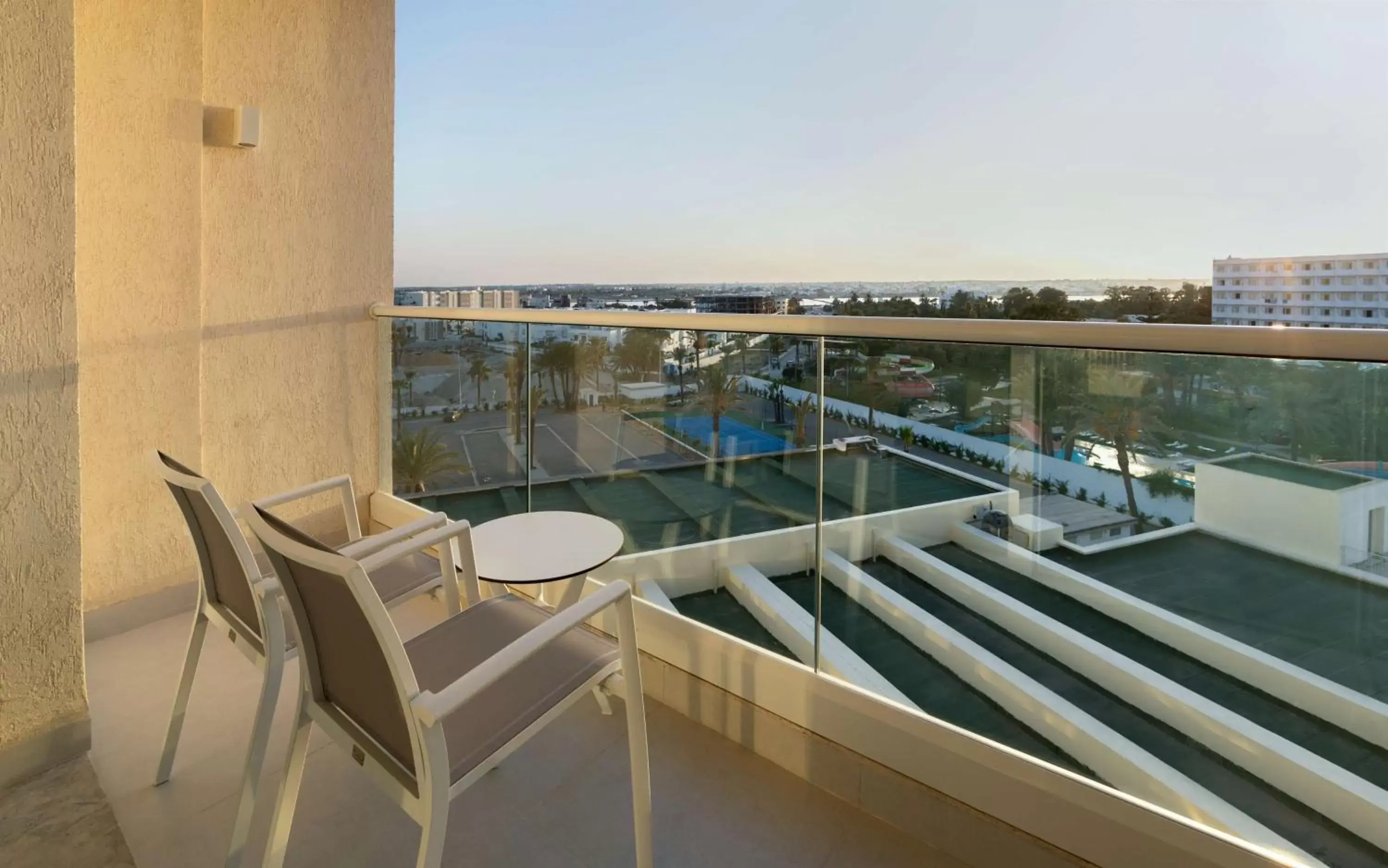 View (from property/room), Balcony/Terrace in Hilton Skanes Monastir Beach Resort