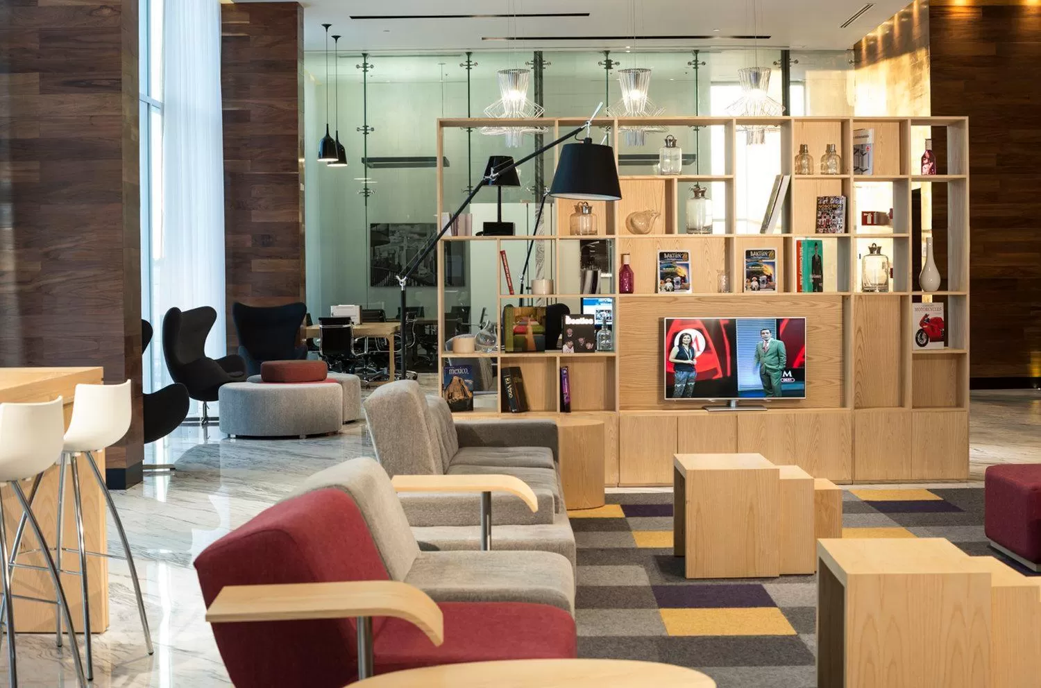 Lobby or reception in Fiesta Inn Merida