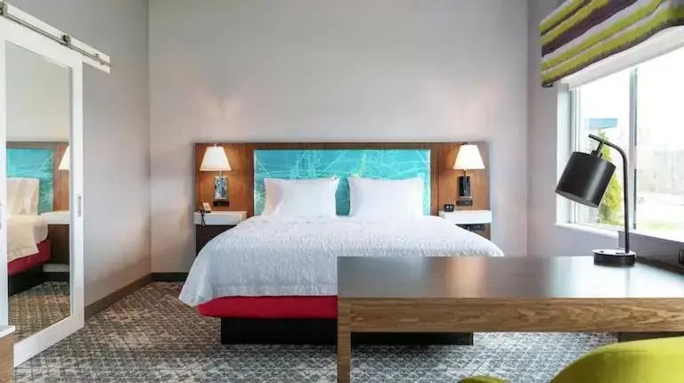 Bed in Hampton Inn Kissimmee North