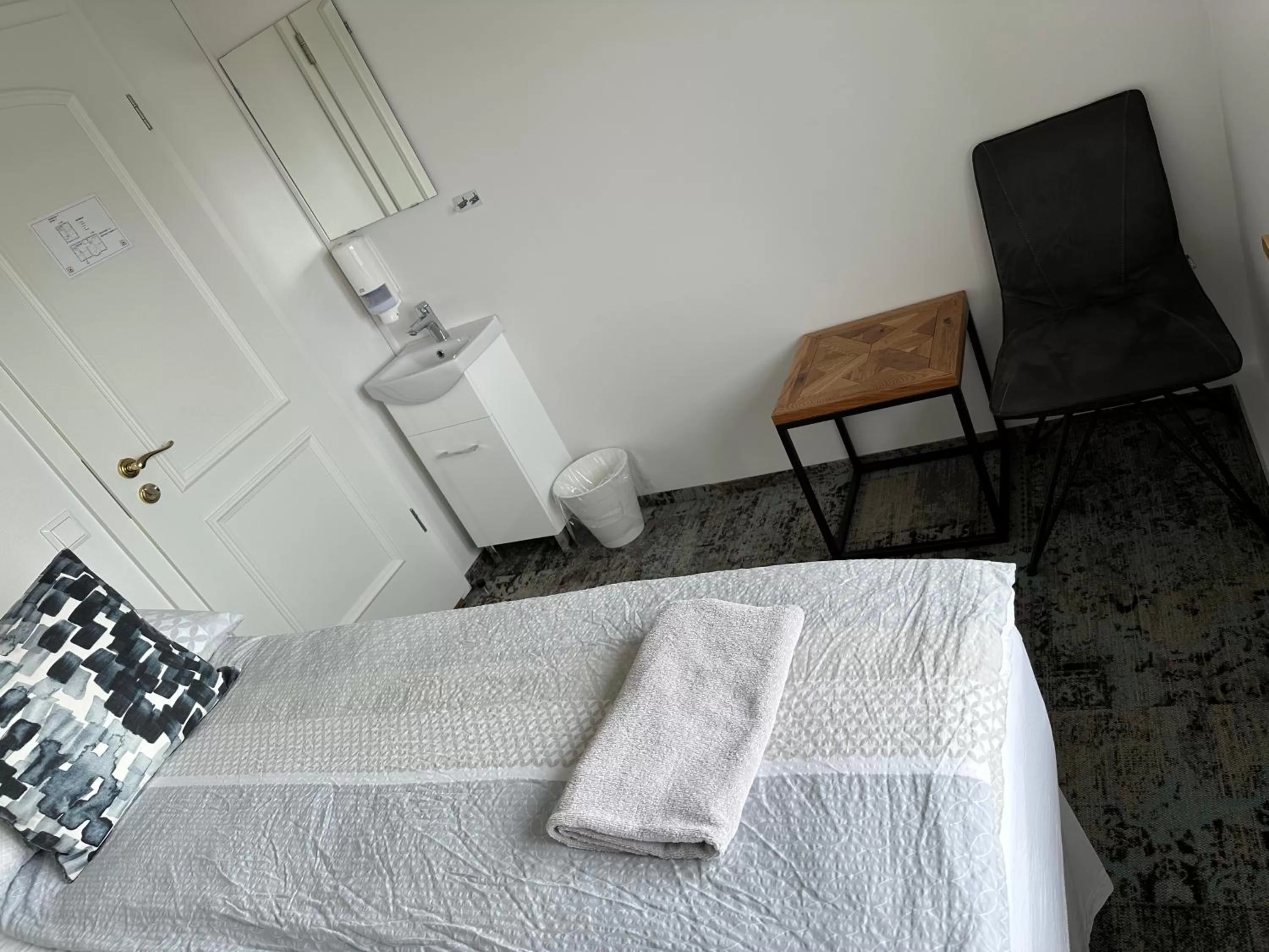 Bed in Guesthouse Dyngja