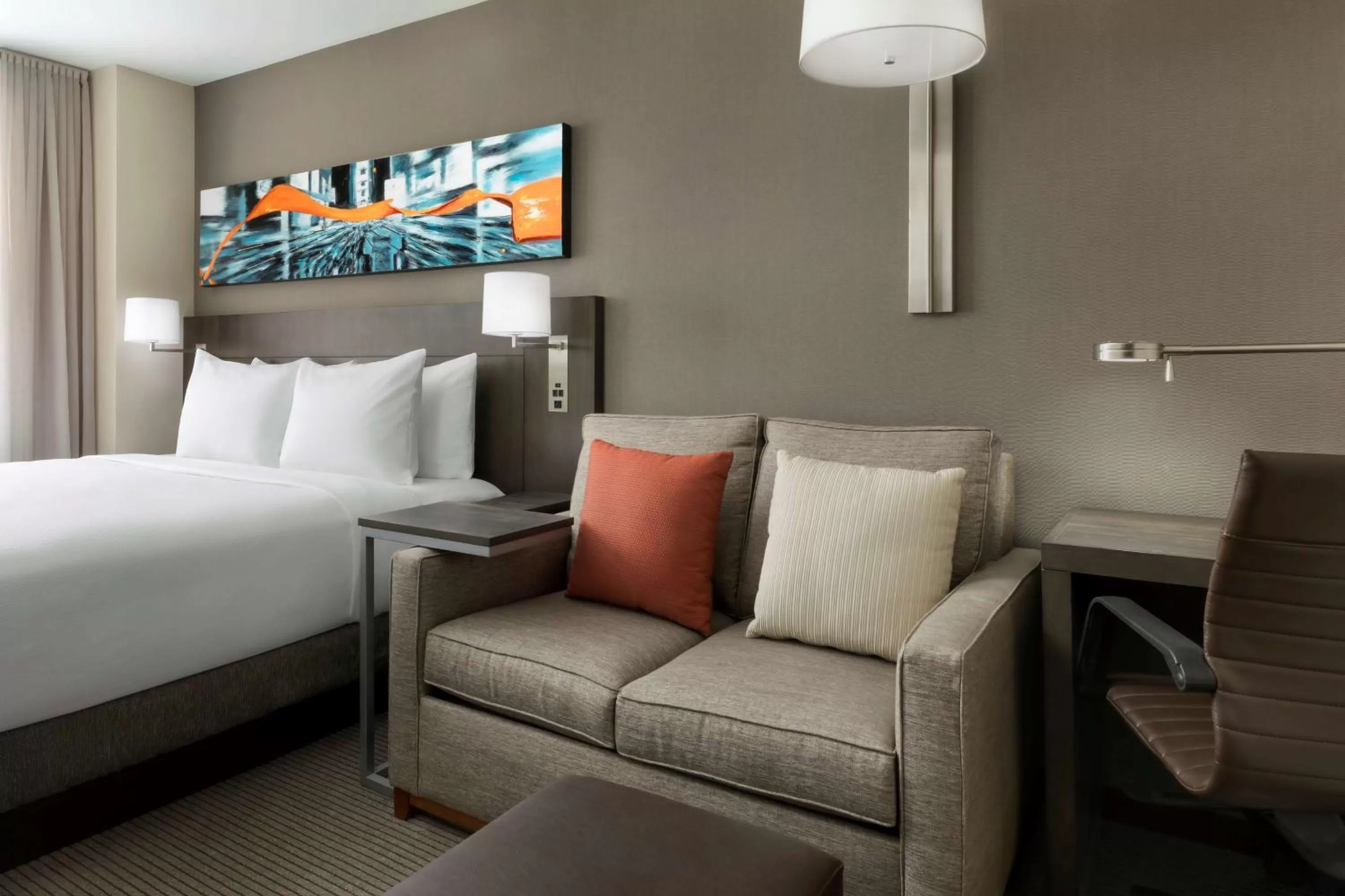 Photo of the whole room, Bed in Hyatt Place New York City - Times Square