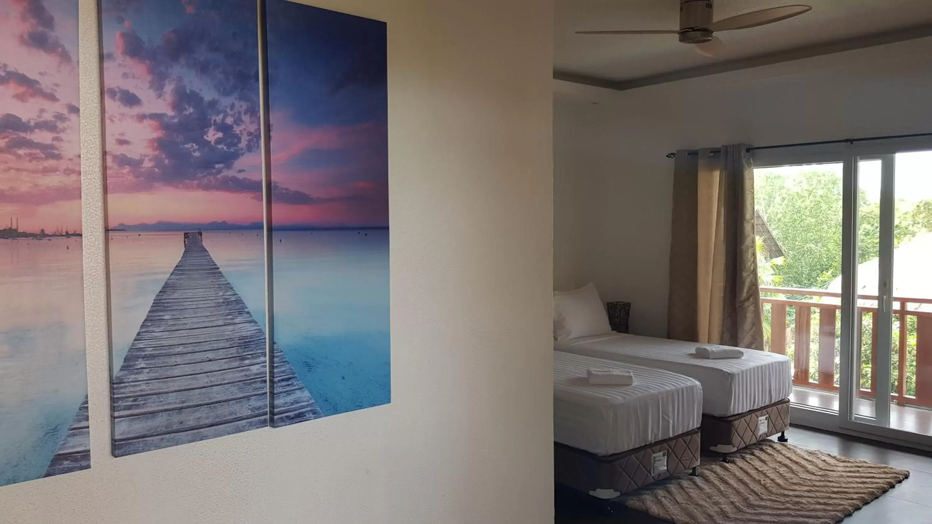 Bedroom, Bed in Scent of Green Papaya Bedroom, Bed in Scent of Green Papaya