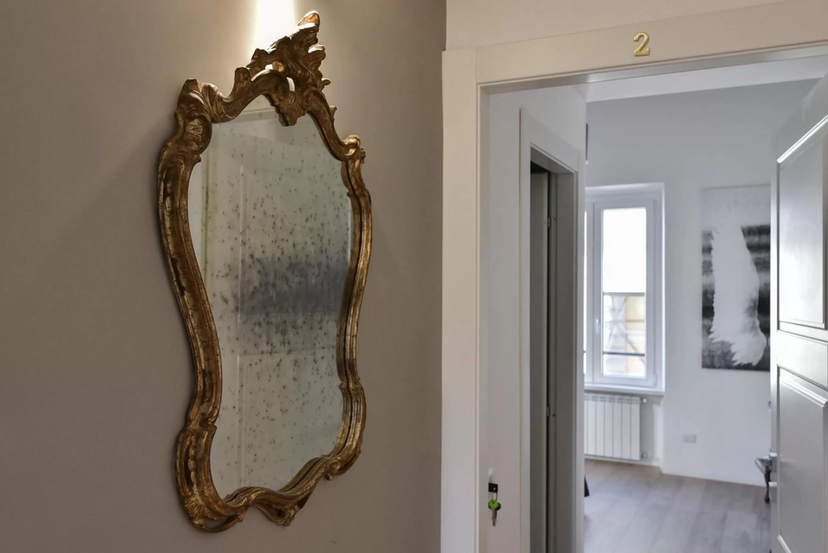 Decorative detail in B&B Casa Angelini