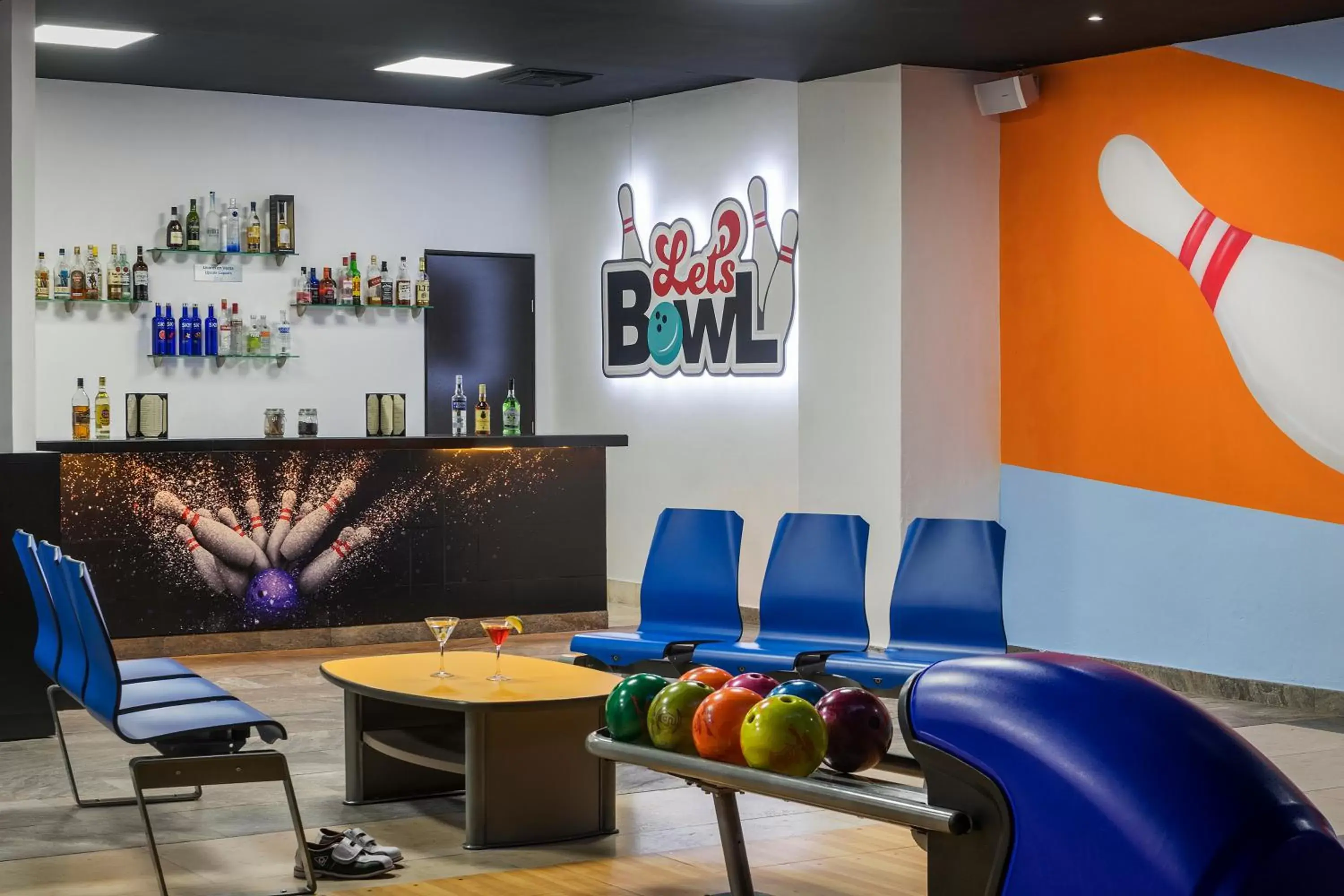 Bowling in El Beso Adults Only at Ocean Coral & Turquesa All Inclusive