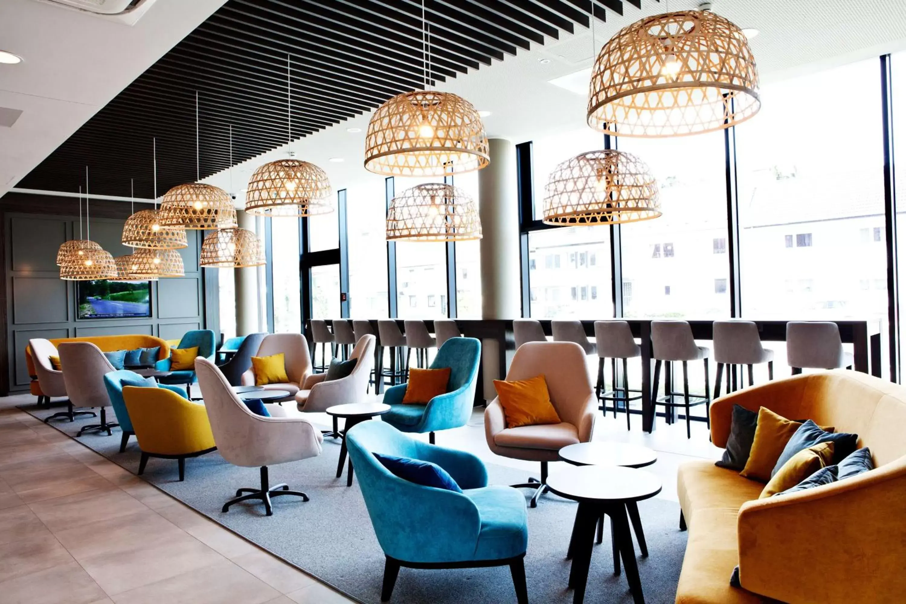 Lobby or reception, Lounge/Bar in Hampton By Hilton Aachen Tivoli